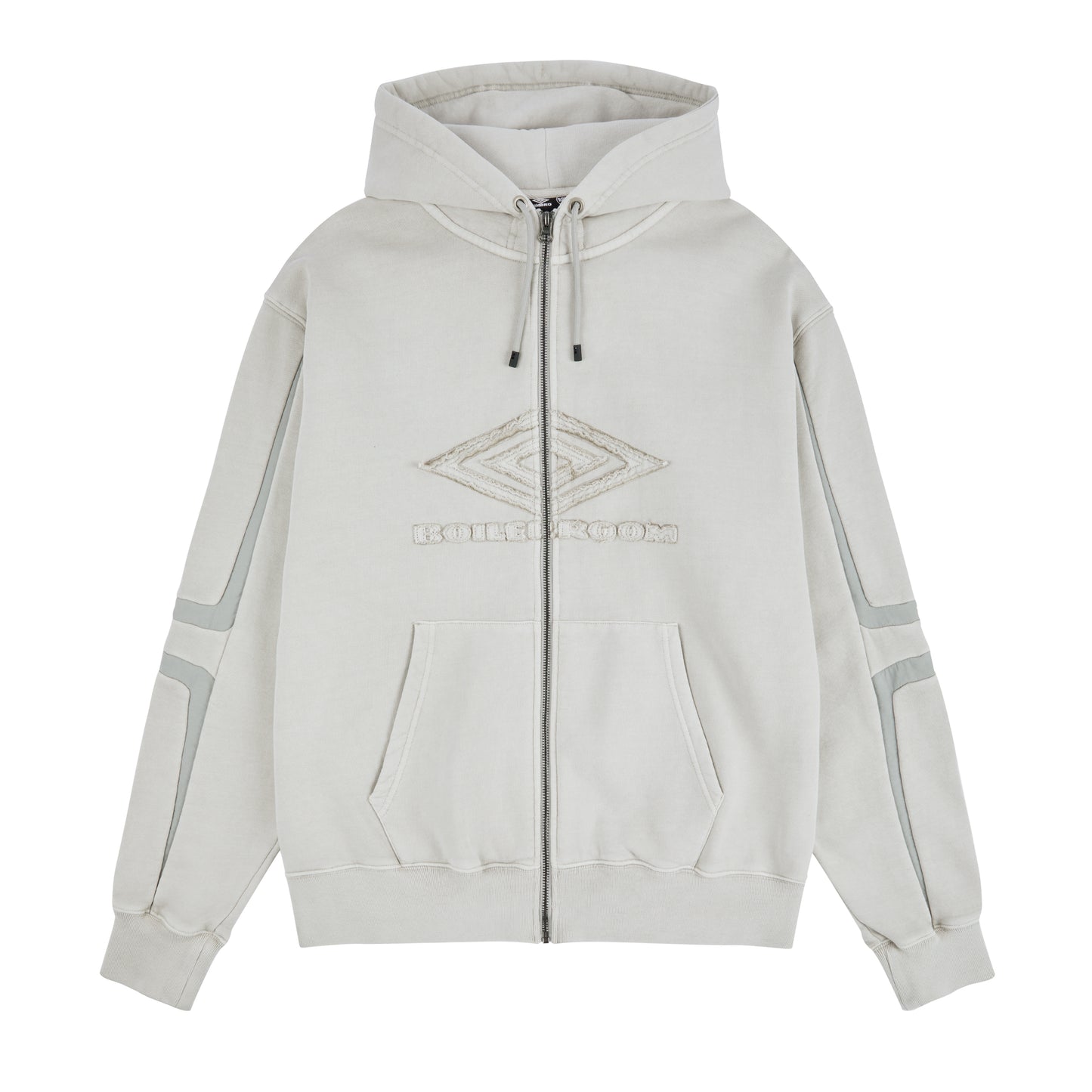 Boiler Room Umbro Applique Hoodie Grey