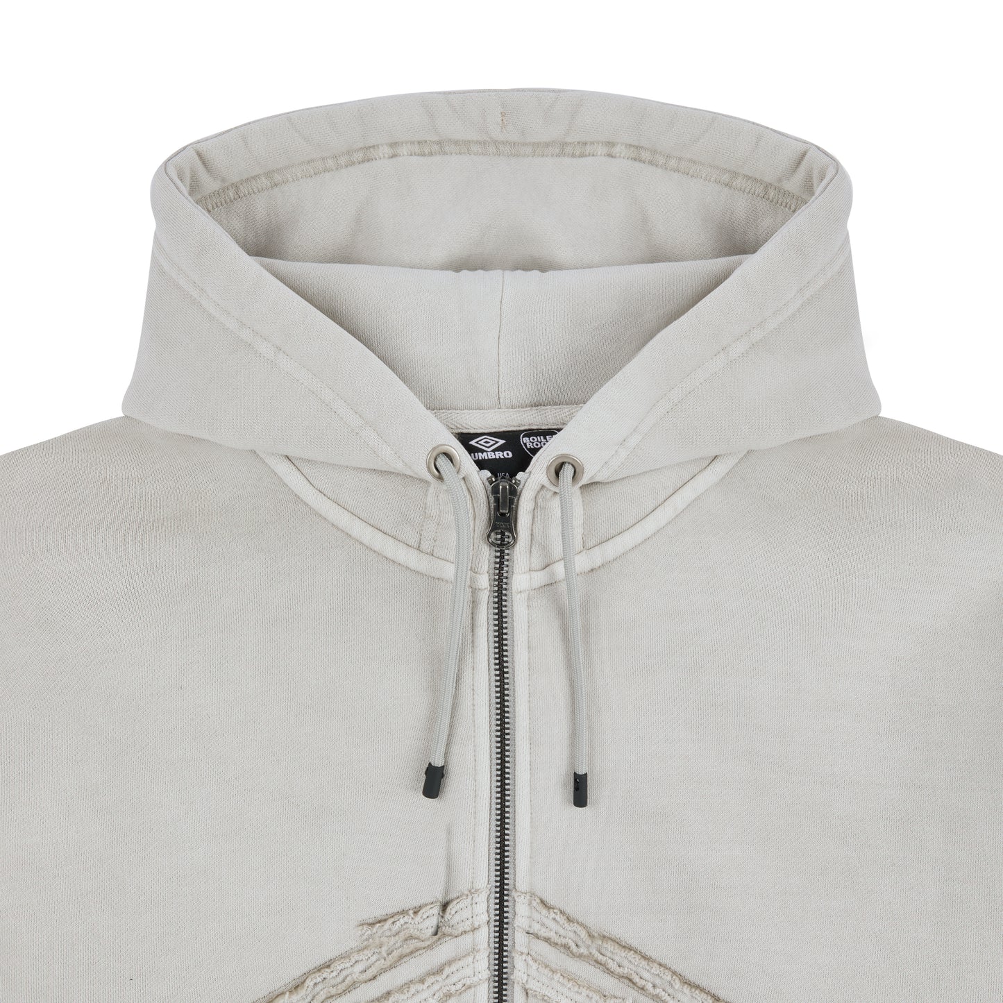 Boiler Room Umbro Applique Hoodie Grey