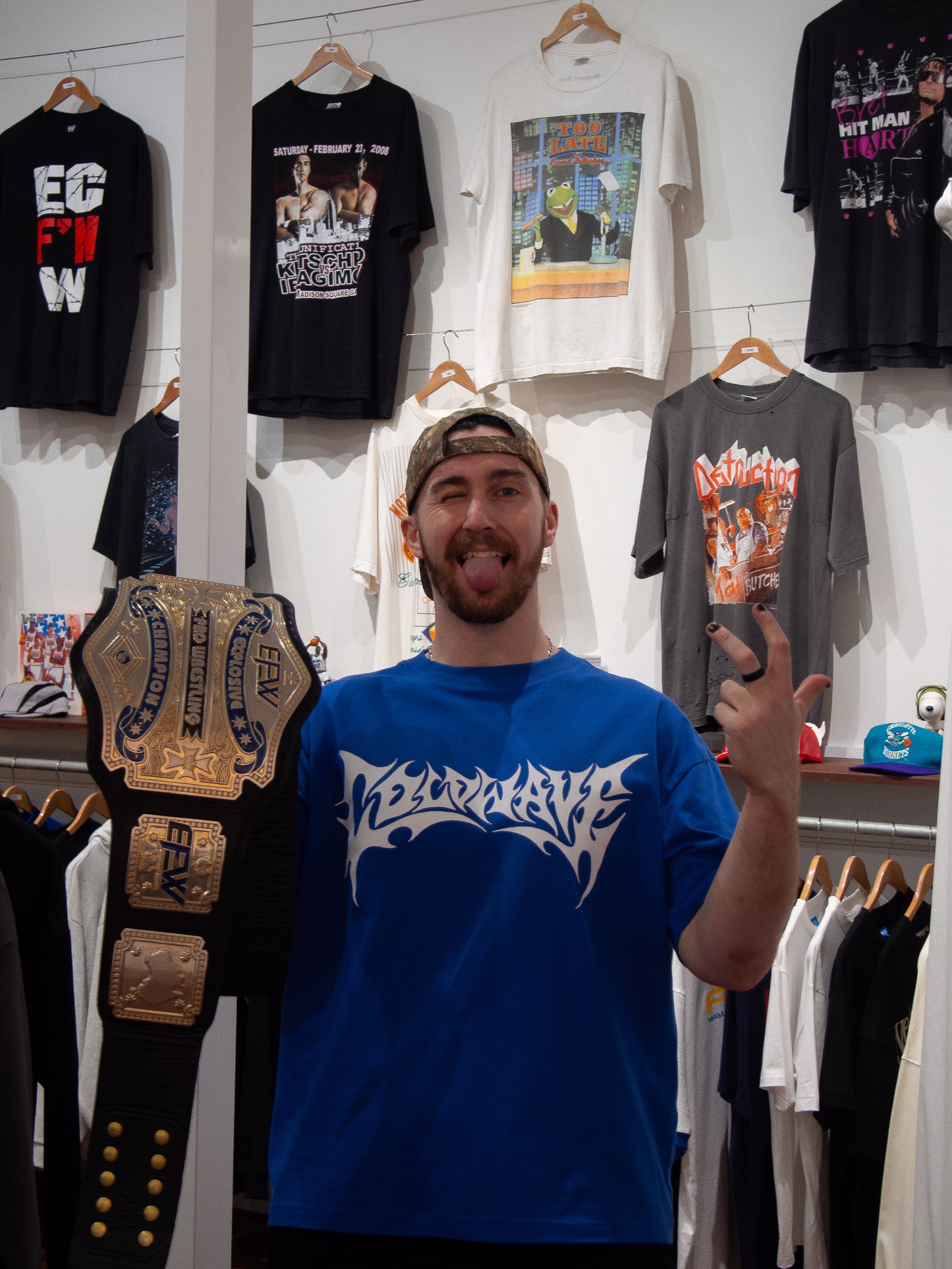 Cold Wave Core T-Shirt Royal Blue