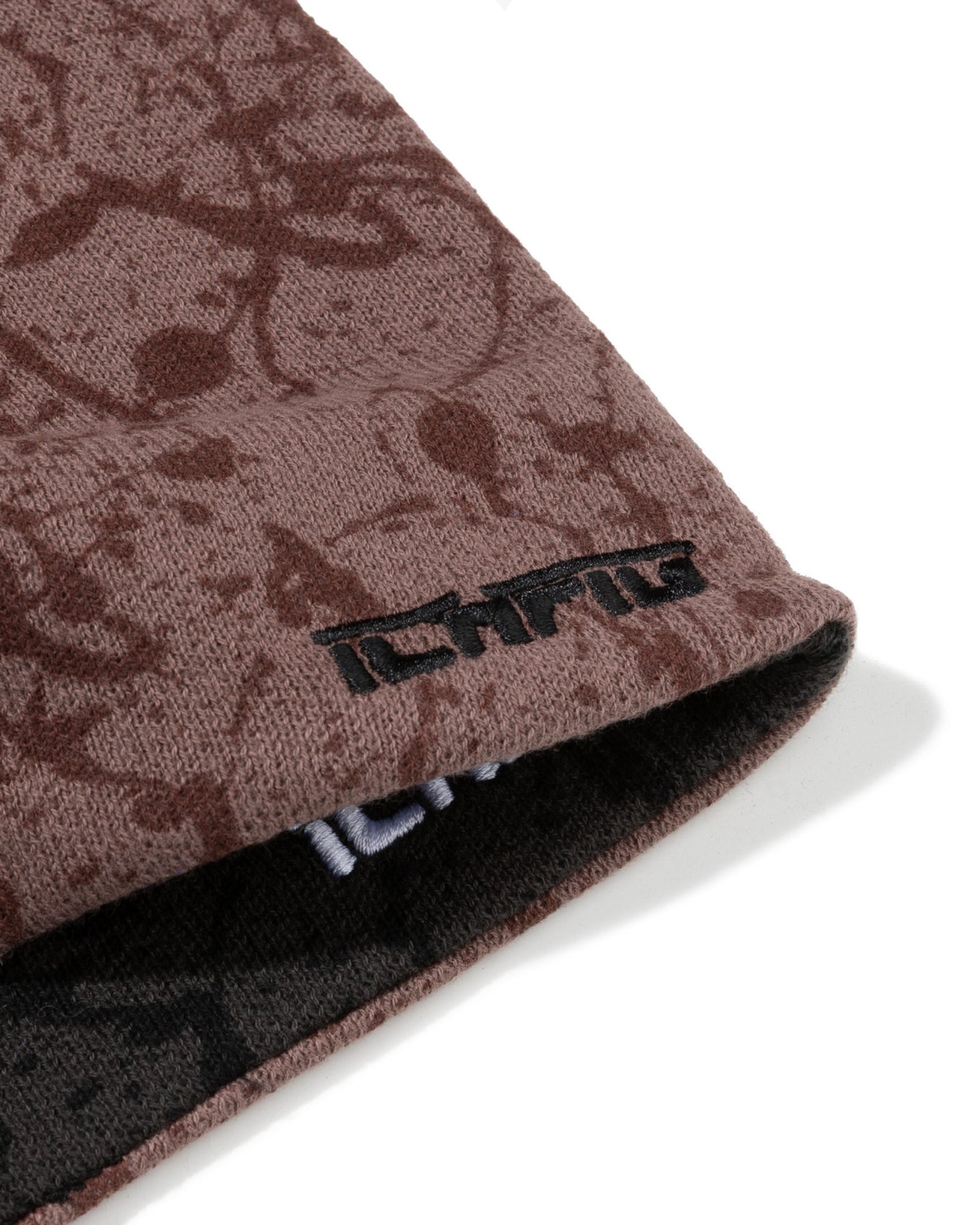 Ichpig Reversible Splatter Beanie Black / Umber