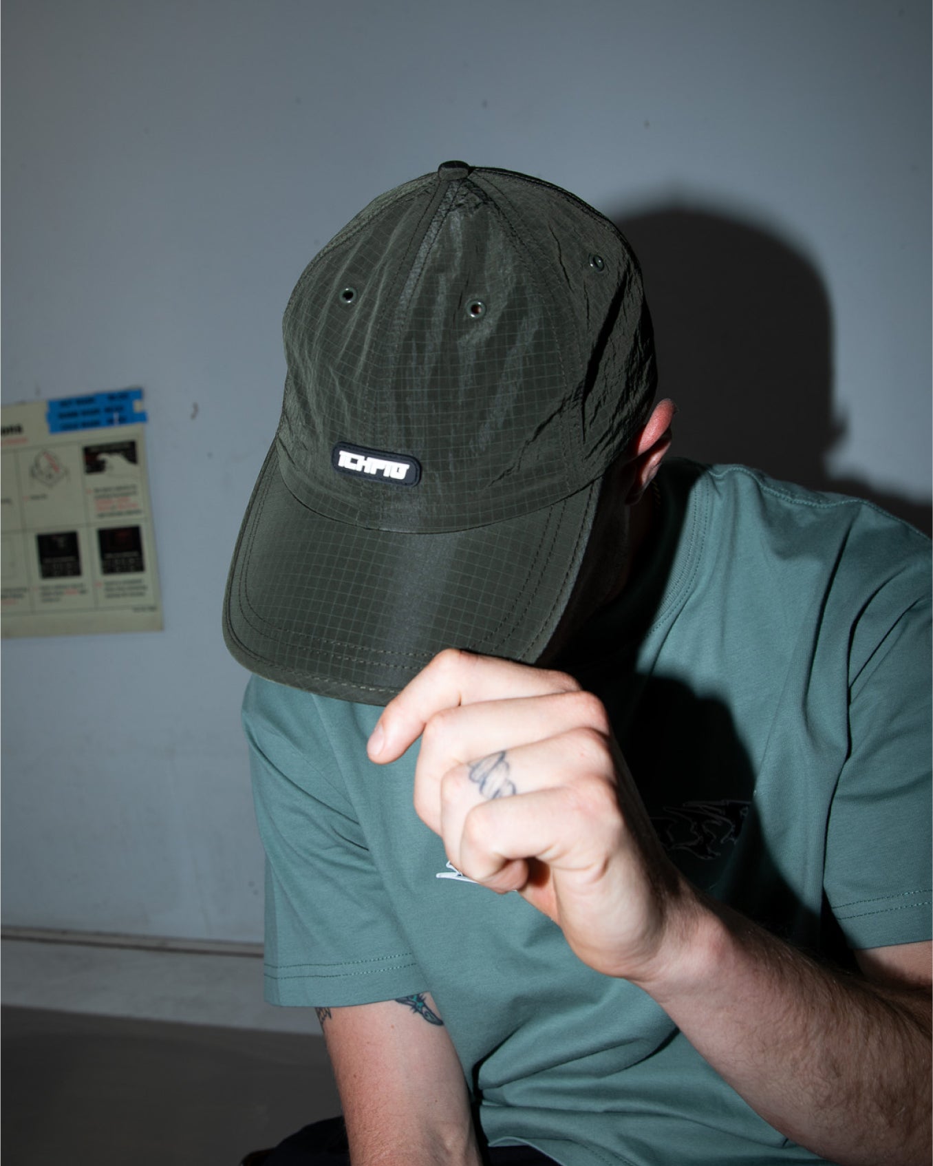Ichpig Particle 6 Panel Cap Olive