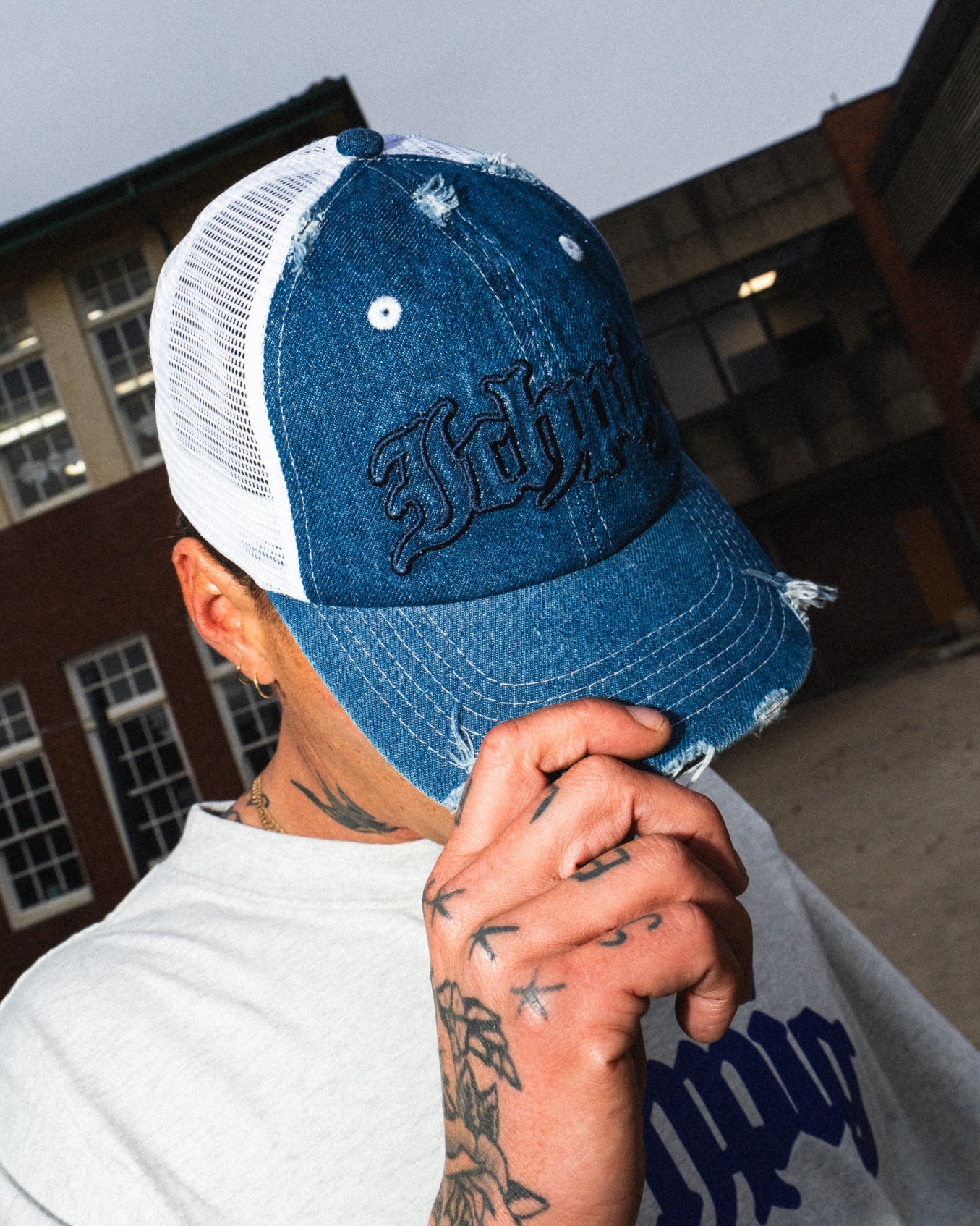 Ichpig Legions Trucker Hat Indigo