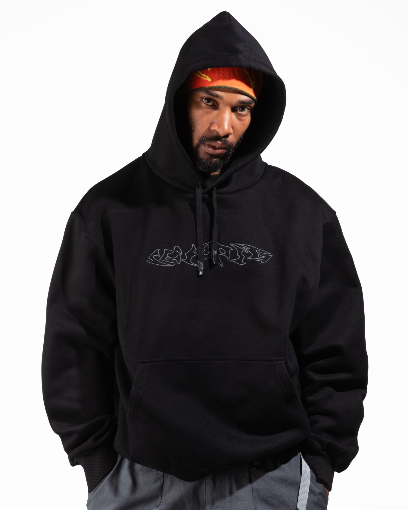 Ichpig Razor Pullcord Hood Black