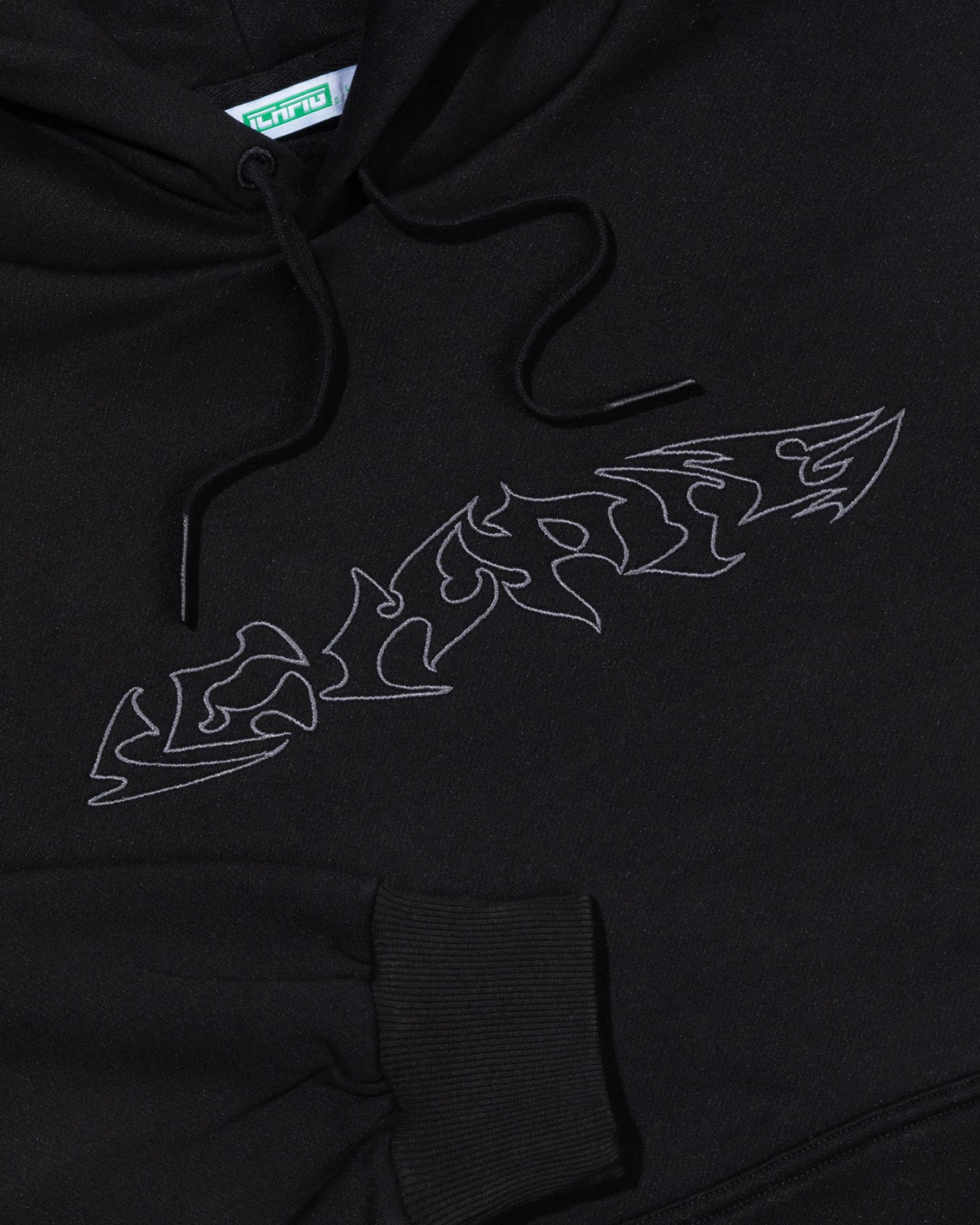 Ichpig Razor Pullcord Hood Black