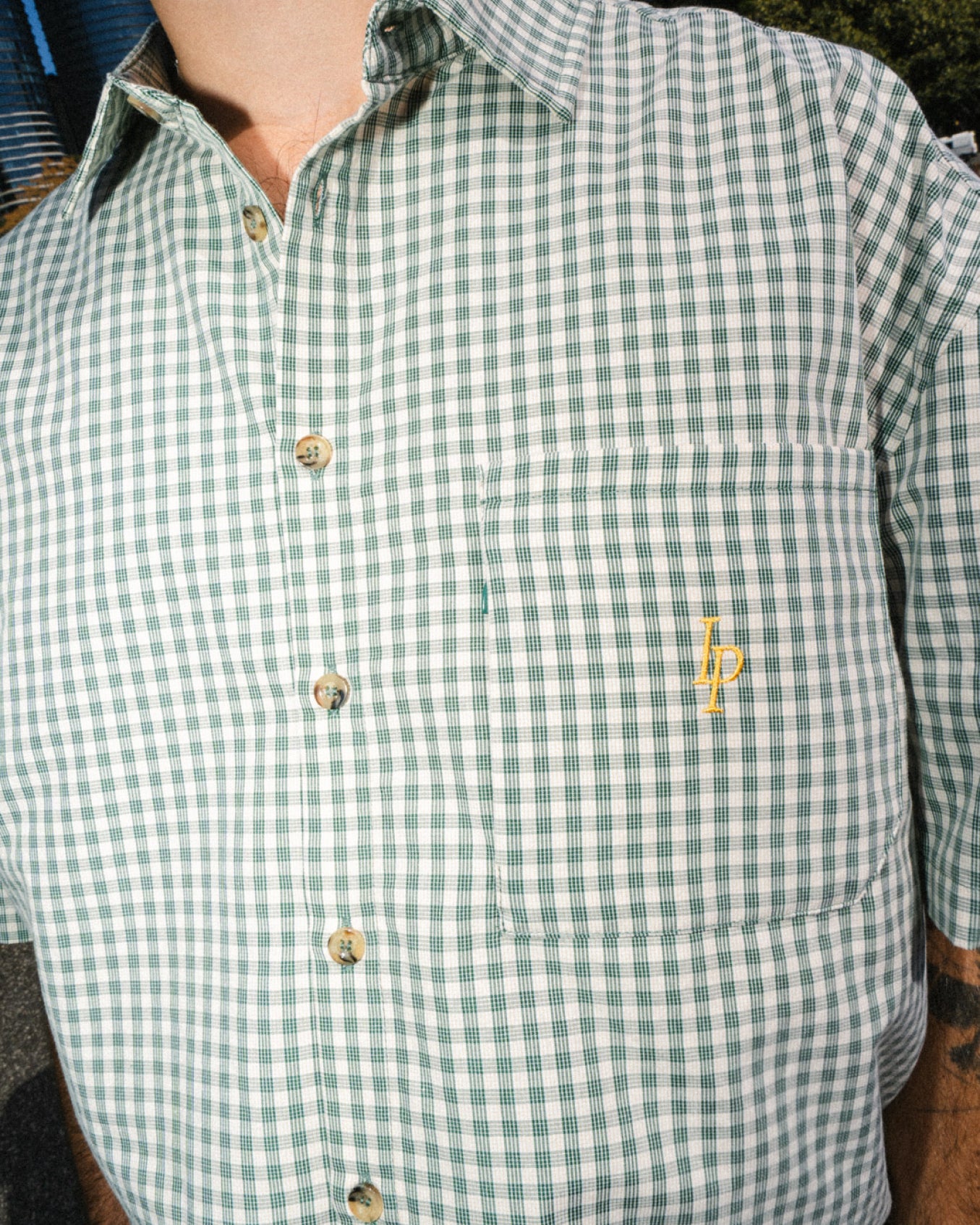 Ichpig Heritage Plaid Shirt Forest/Cream