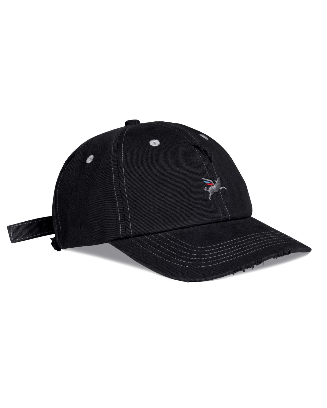 Ichpig Pigasus Dad Cap Washed Black