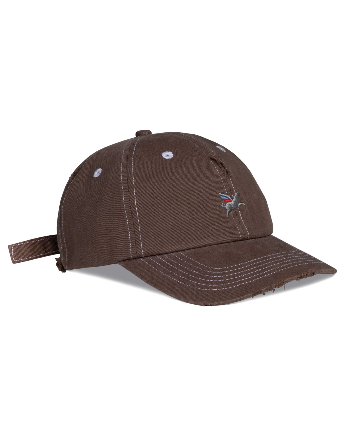 Ichpig Pigasus Dad Cap Washed Brown