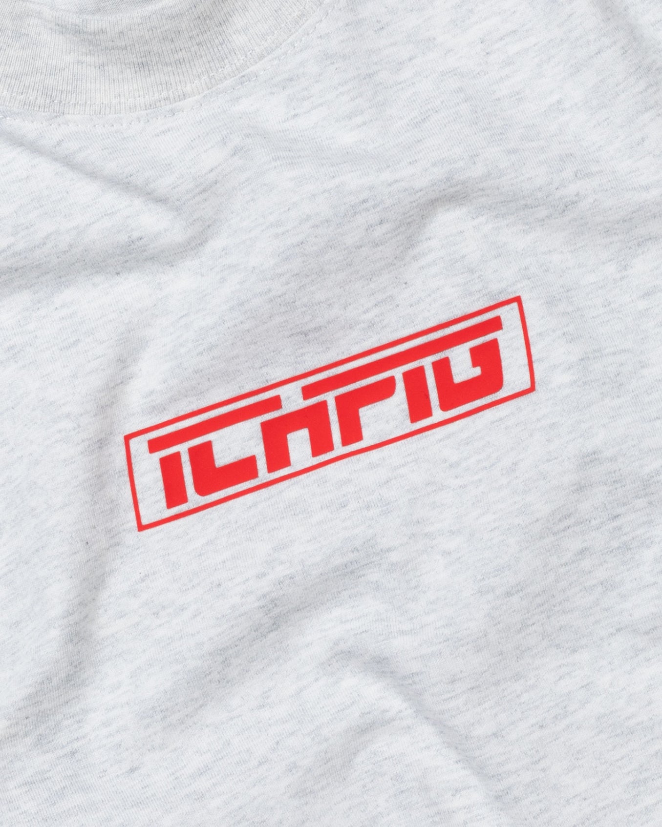 Ichpig Strike Logo Tee White Marle