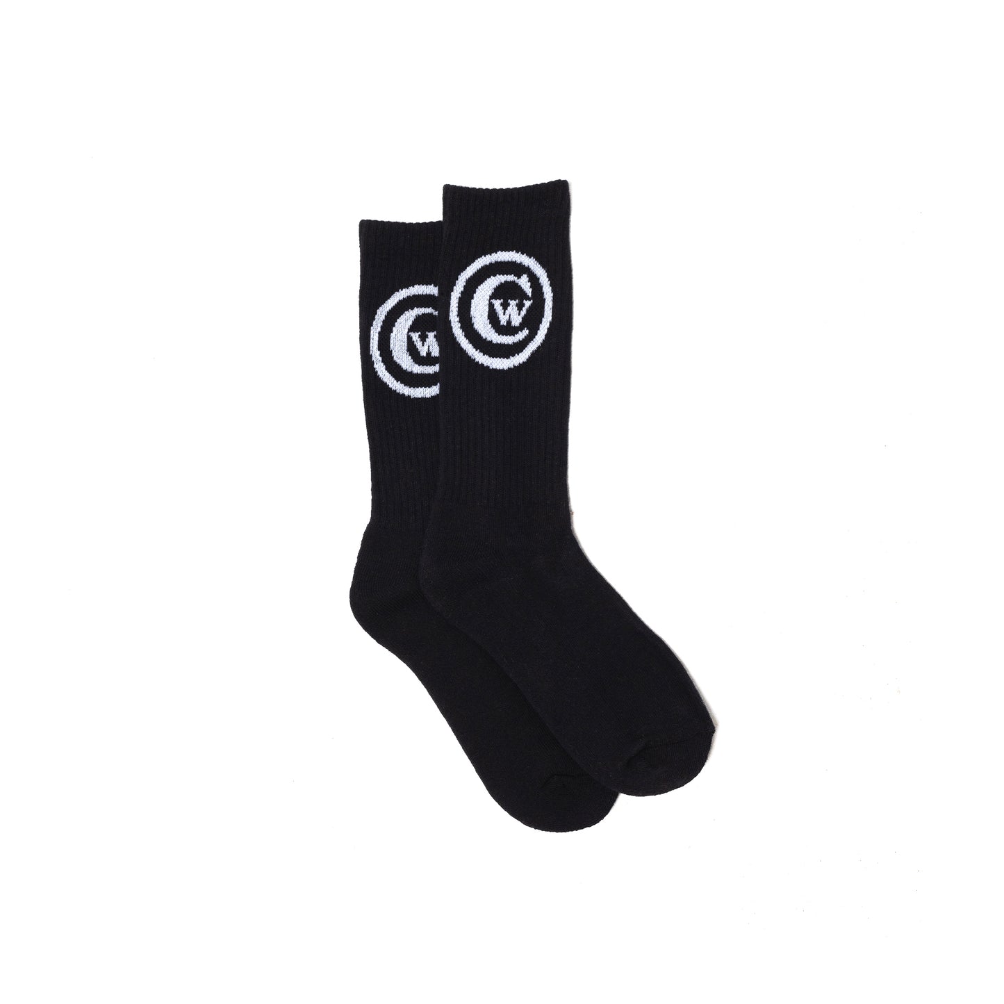 Cold Wave Logo Sock Black