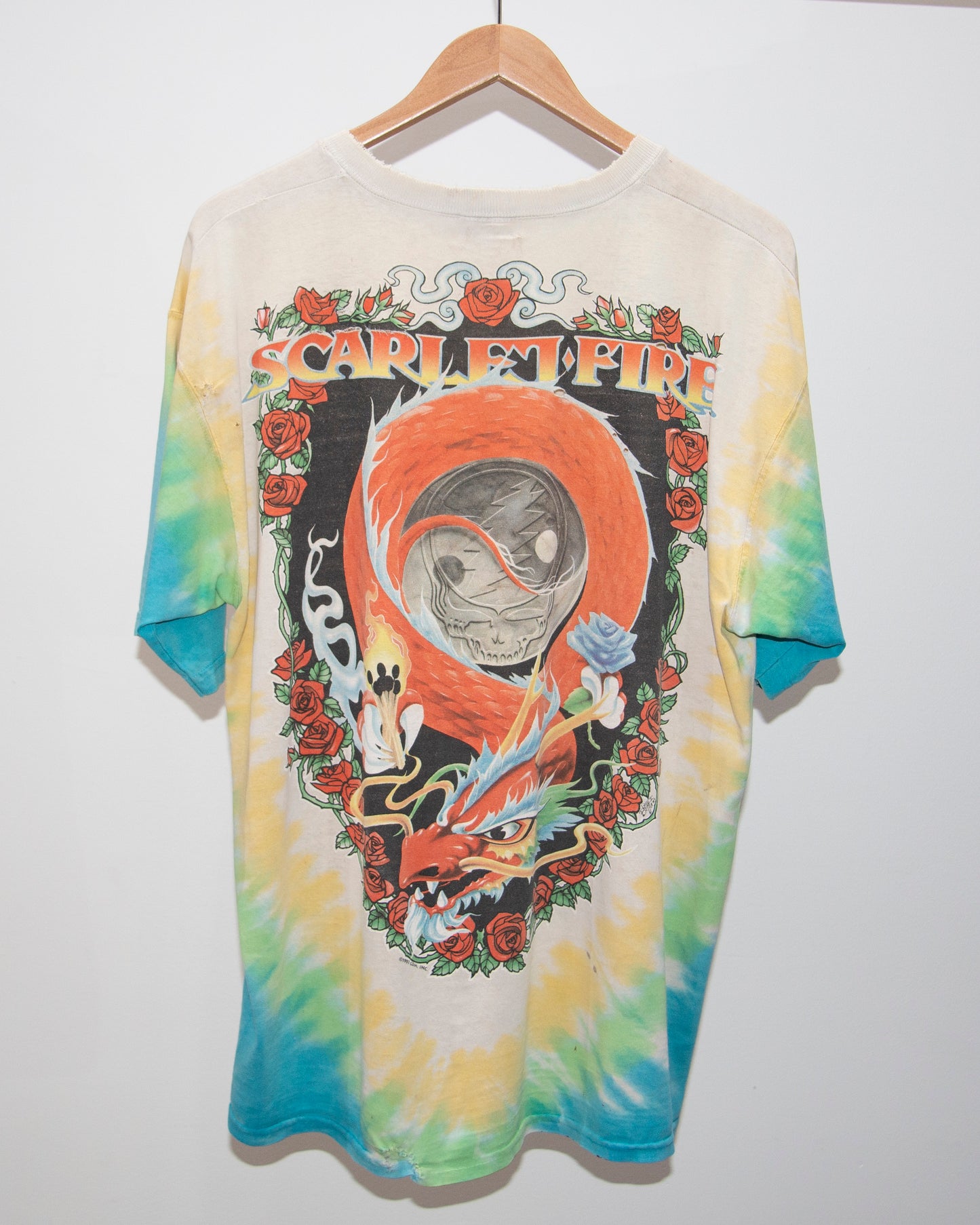 1997 Grateful Dead Tie Dye T-Shirt Large