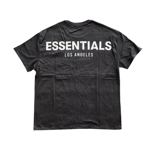 Fear of God Essentials Los Angeles 3M Boxy T-shirt Black Large