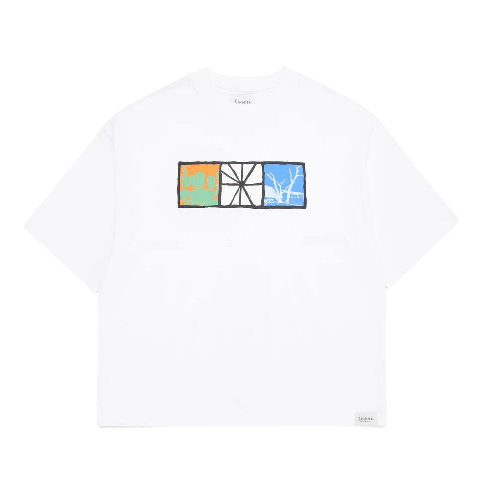 Listen Origins Tee White