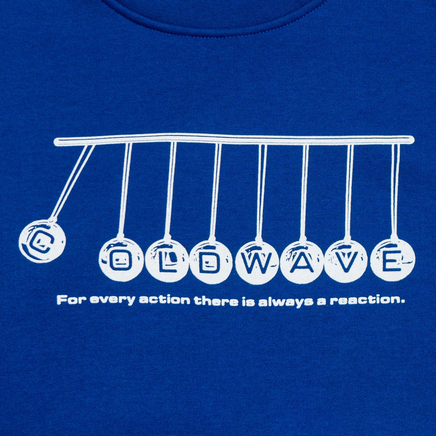 Cold Wave Newton's Cradle Sweatshirt Blue