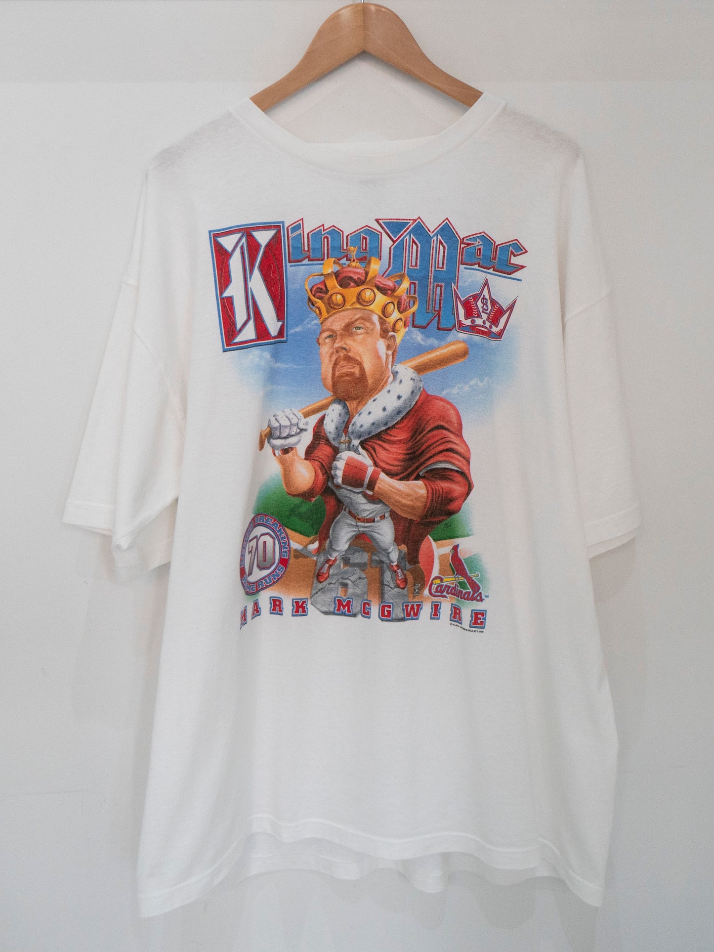 1998 Mark Mcgwire King Mac T-Shirt XL-2XL
