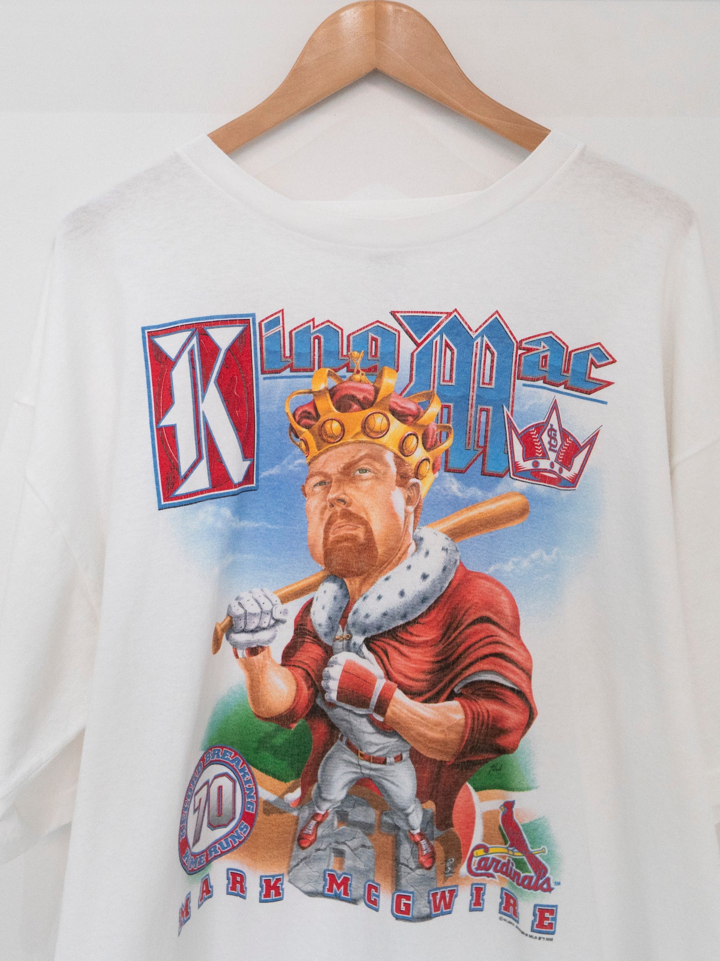 1998 Mark Mcgwire King Mac T-Shirt XL-2XL