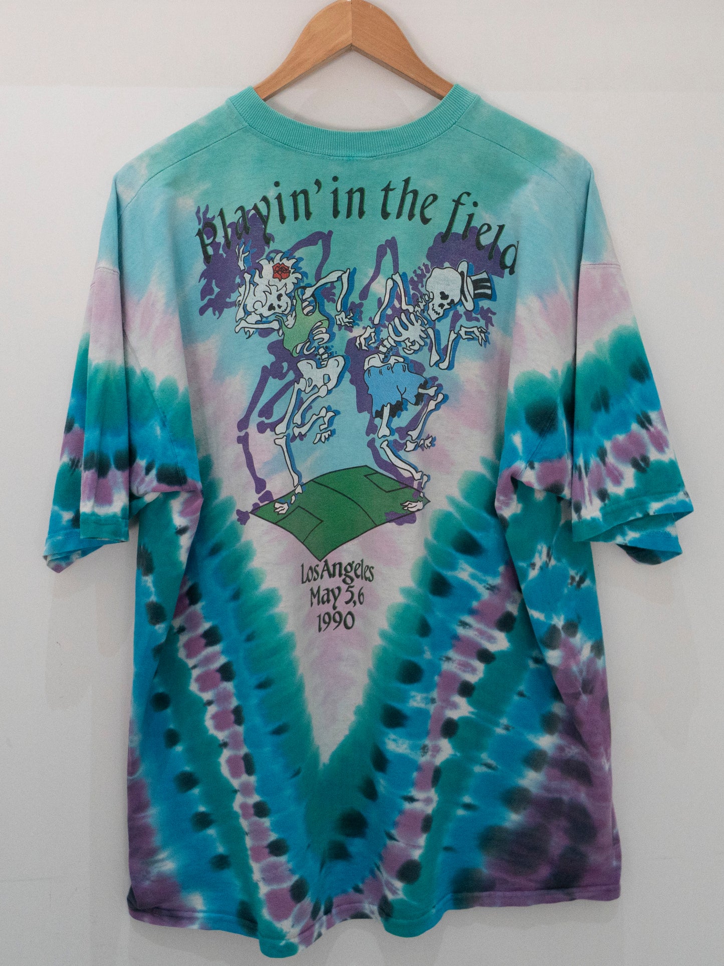 1990 Grateful Dead Olympic Velodrome Tie Dye T-Shirt XL