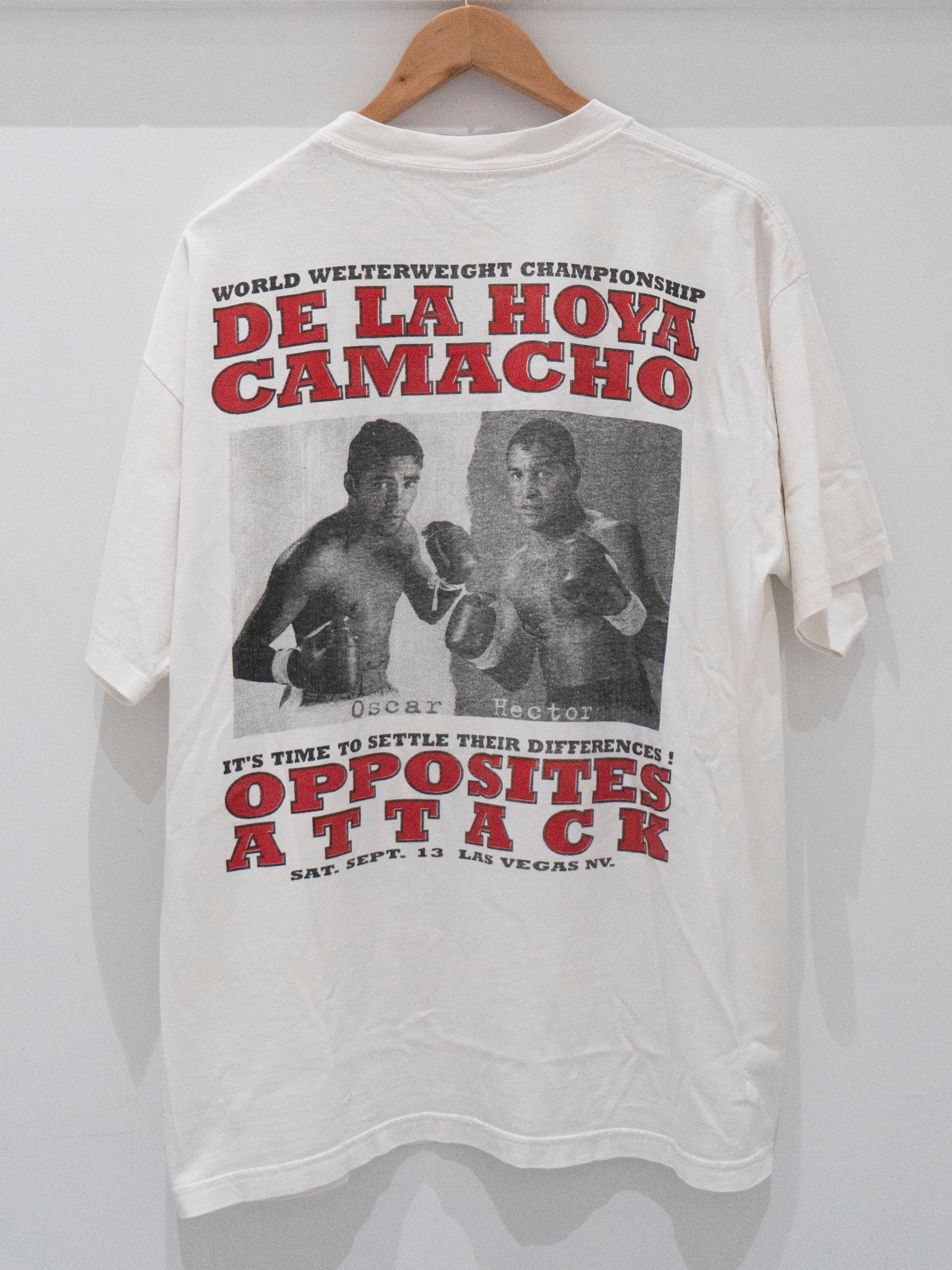 1997 De La Hoya Vs Camacho 'Welterweight Champion' T-Shirt XL