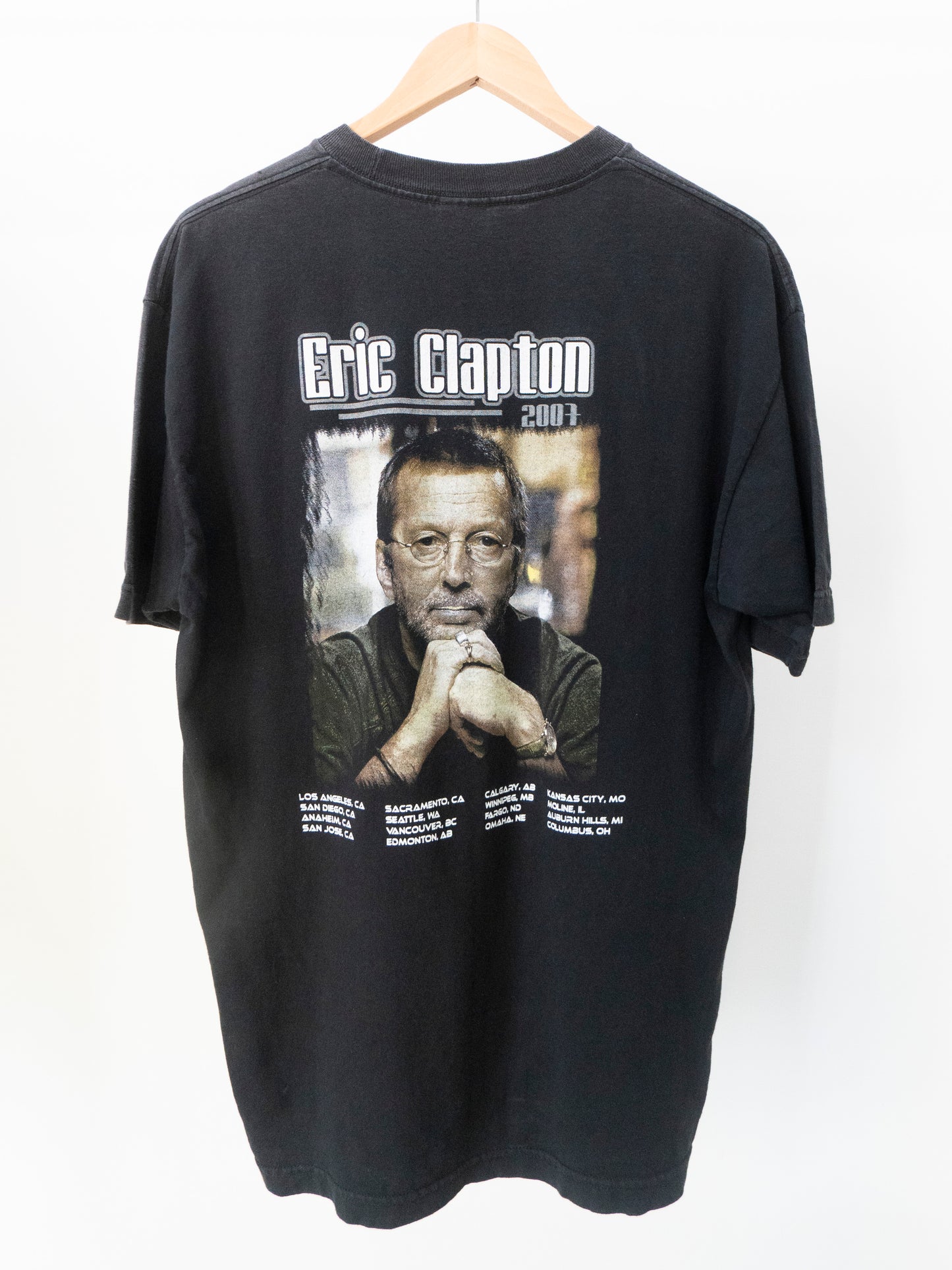 2007 Eric Clapton USA Tour T-Shirt Large