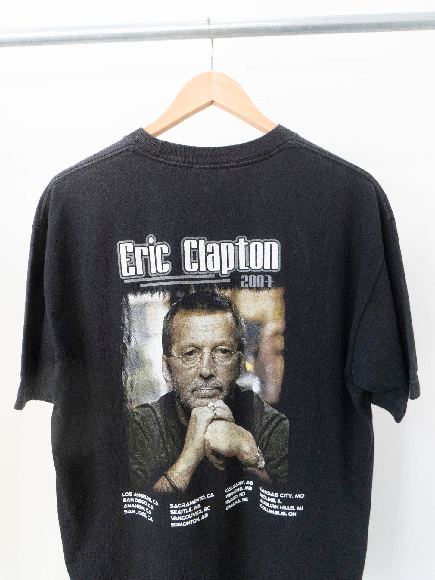 2007 Eric Clapton USA Tour T-Shirt Large