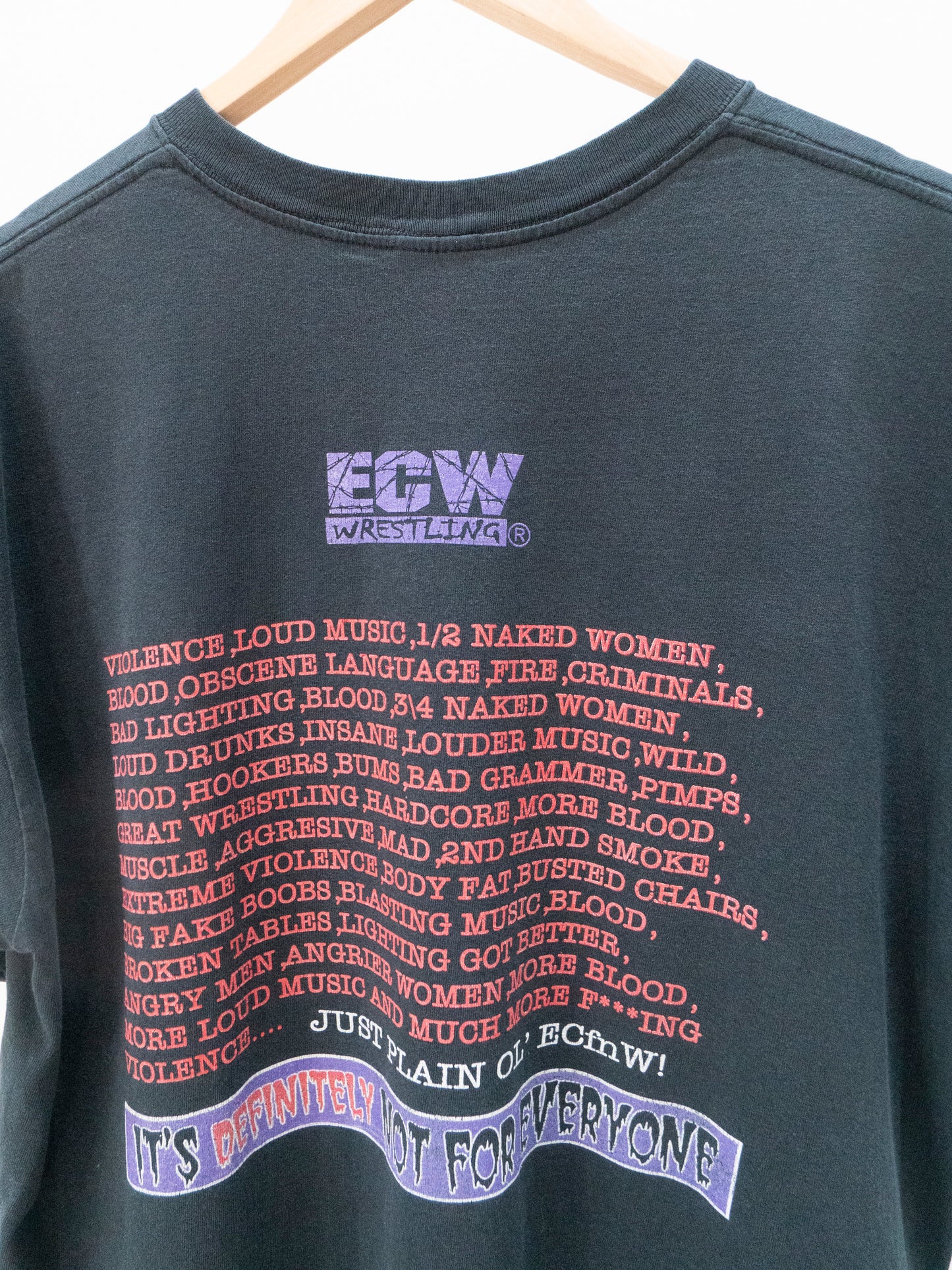 1998 ECW 'Hardcore Wrestling' T-Shirt XL