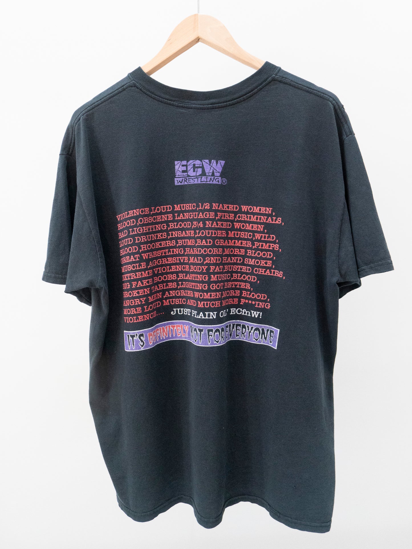 1998 ECW 'Hardcore Wrestling' T-Shirt XL