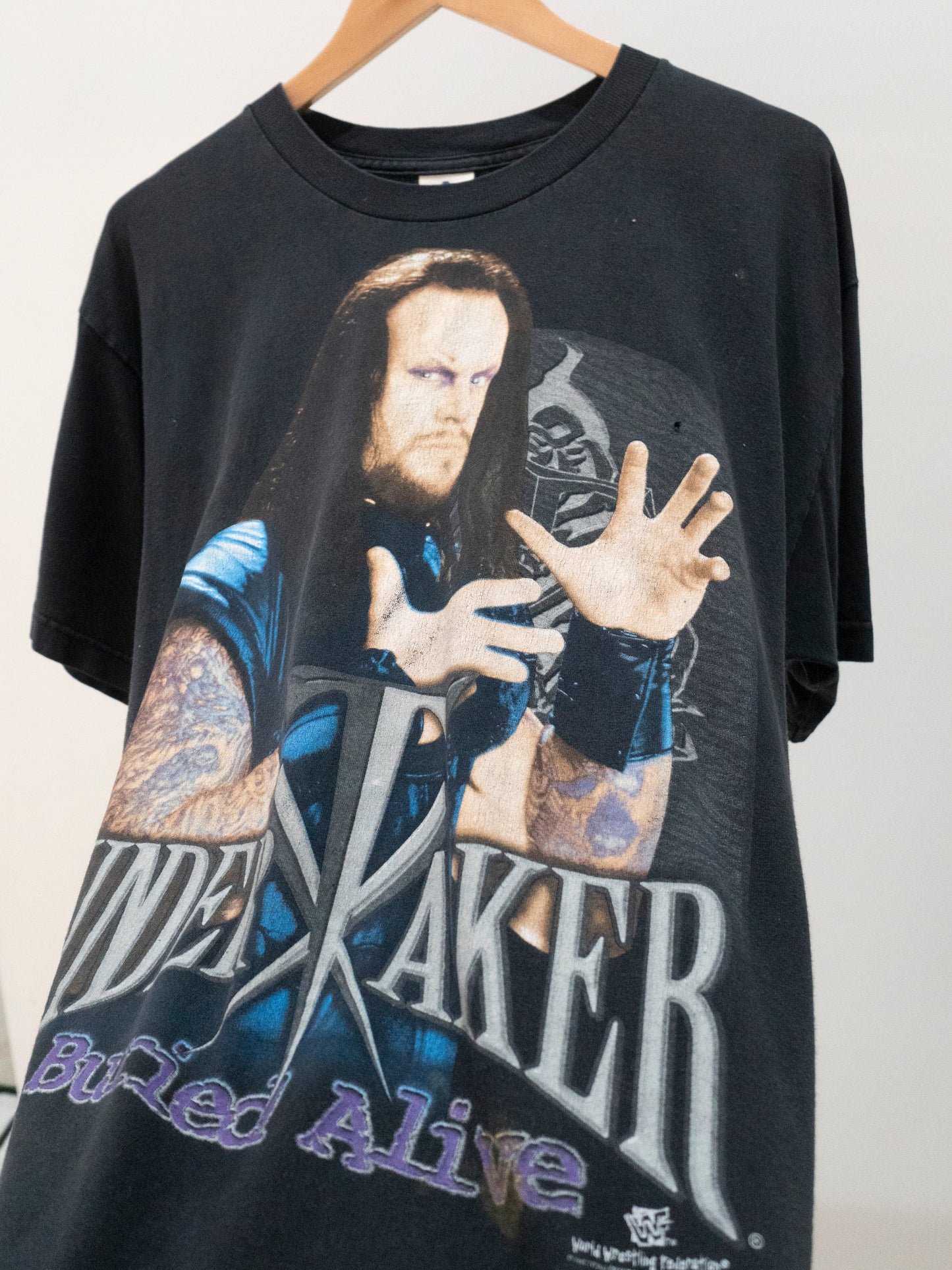 1998 The Undertaker 'Buried Alive' T-Shirt Large