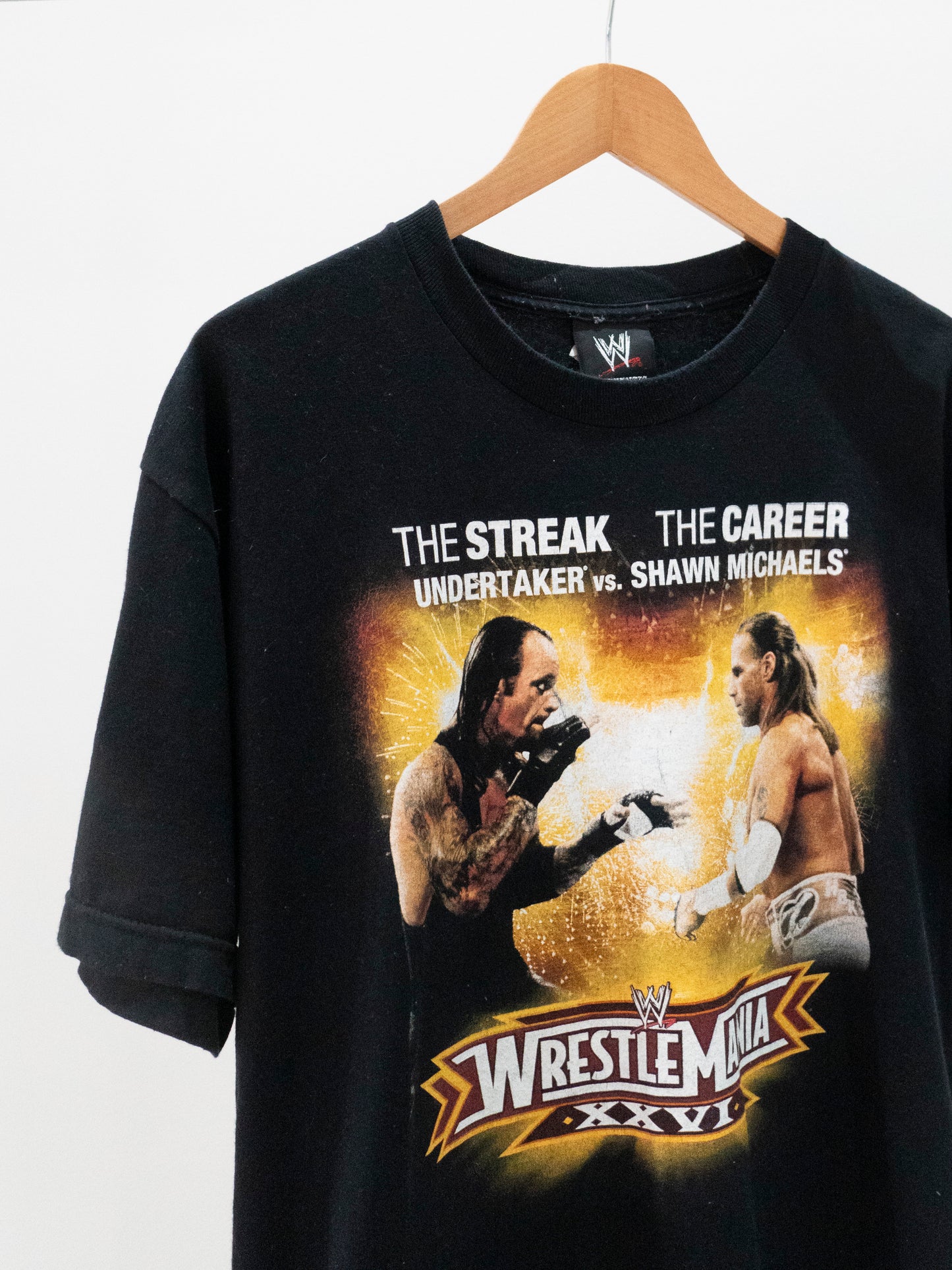 2010 WrestleMania XXVI 'HBK Vs Undertaker' T-Shirt Large