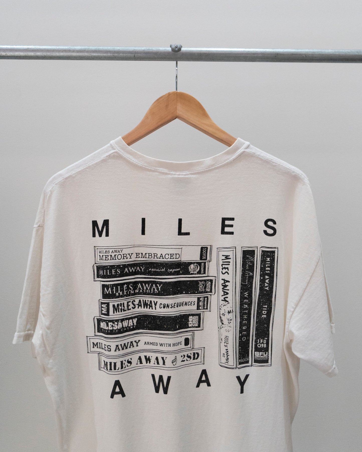 Miles Away 'Tapes' T-Shirt Large