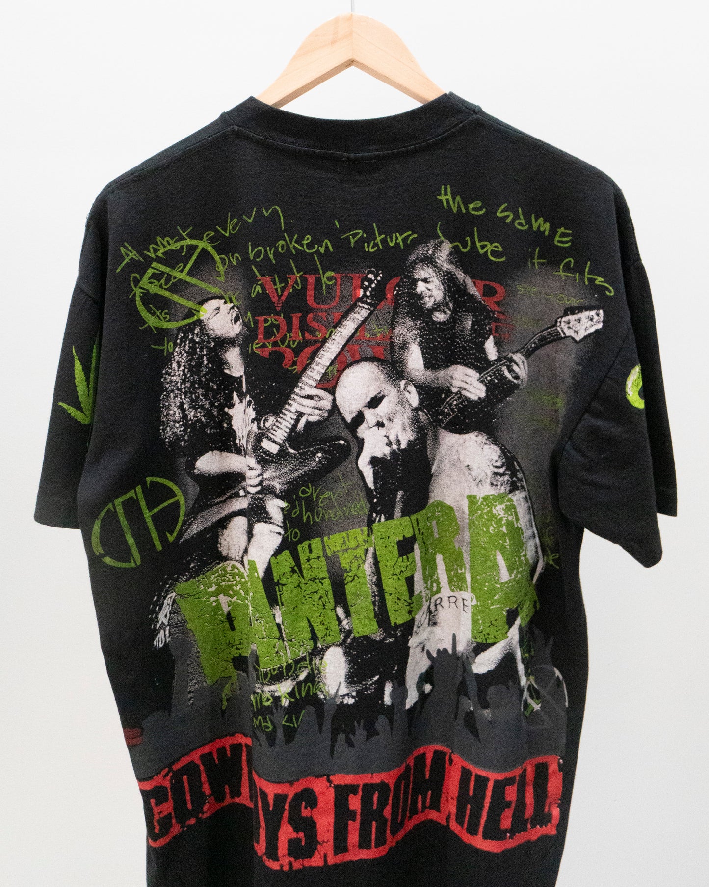 1992 Pantera 'Vulgar Display Of Power' All Over Print T-Shirt Large