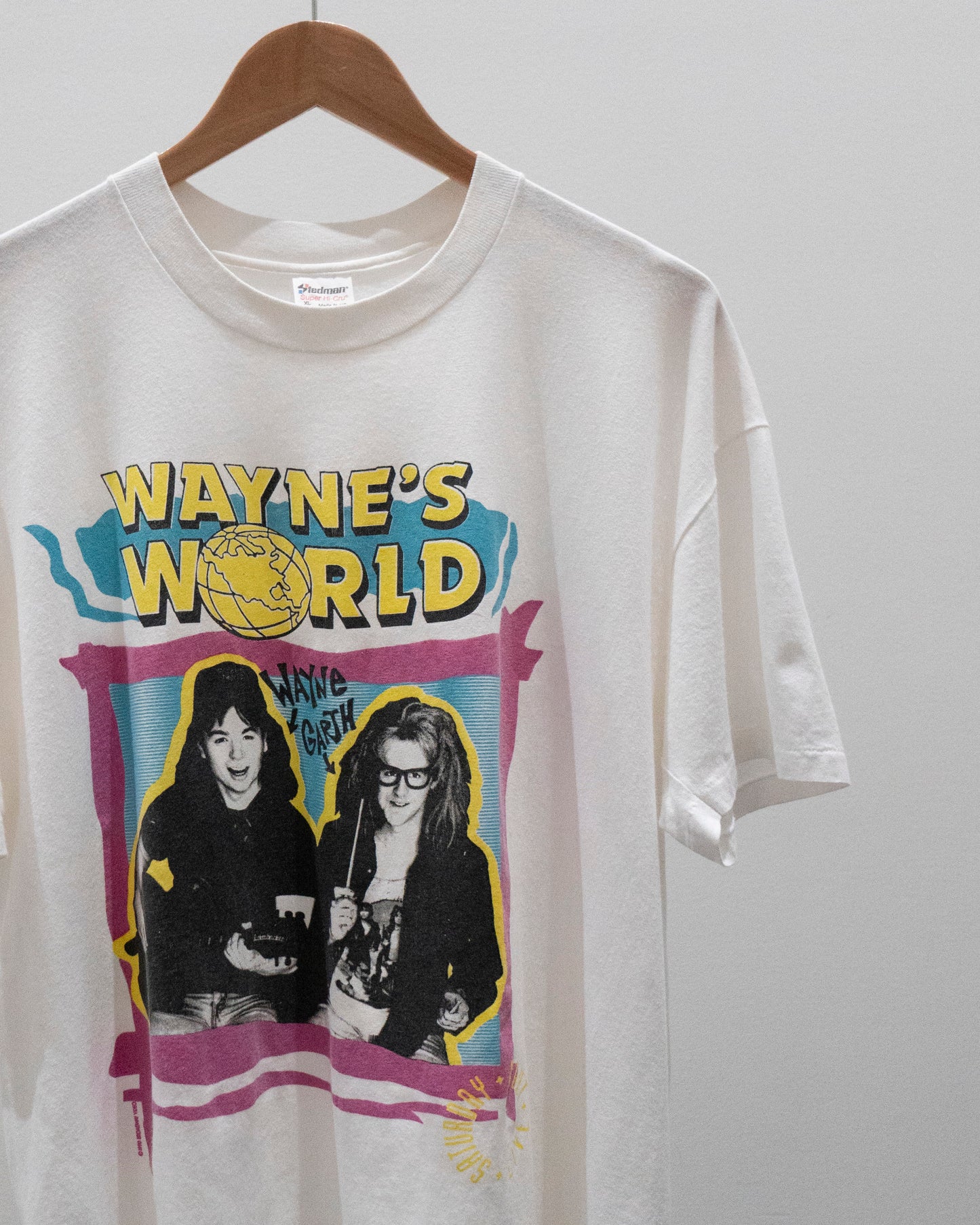 1990 Waynes World 'Saturday Night Live' T-Shirt XL