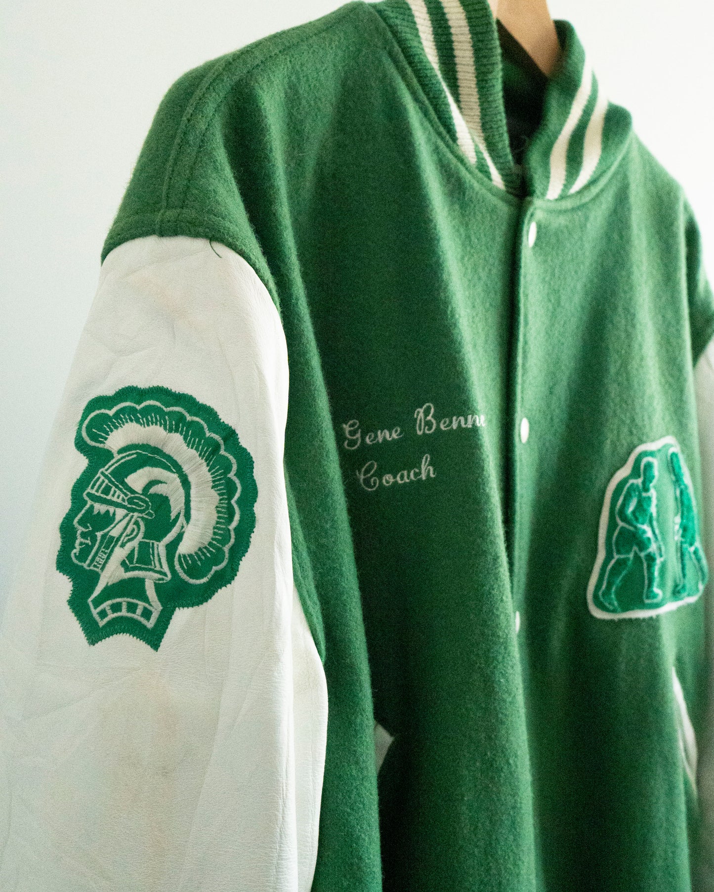 80's Ankara Trojans Wrestling Varsity Jacket XL