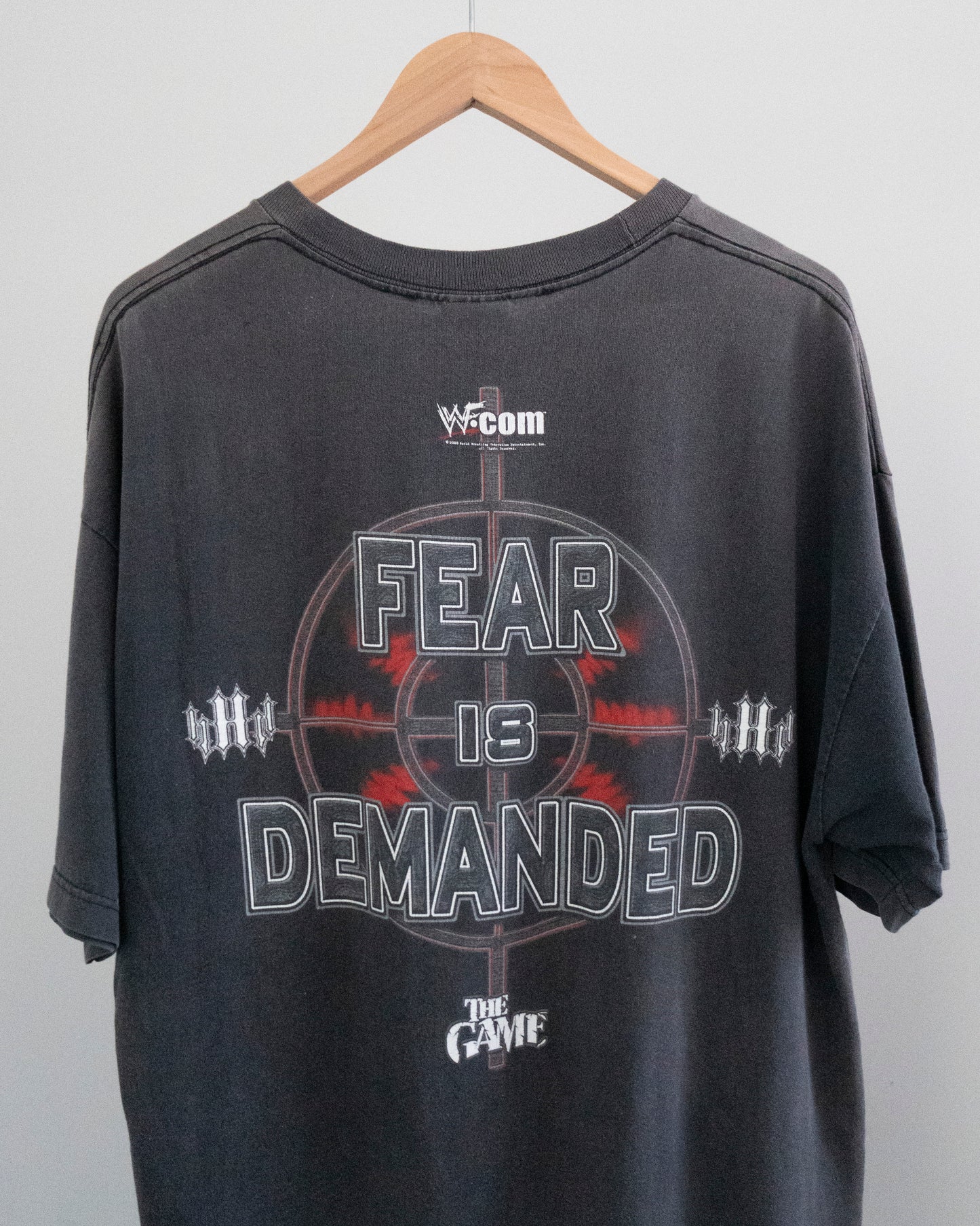 2001 Triple H 'Respect is Earned / Fear is Demanded' T-Shirt XL