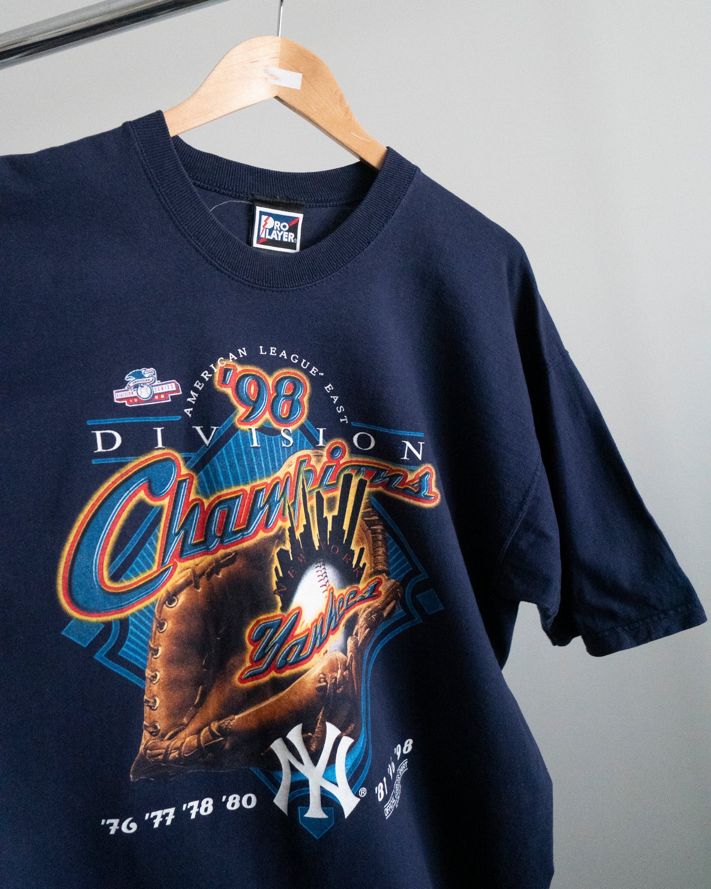 1998 New York Yankees Champions T-Shirt XL