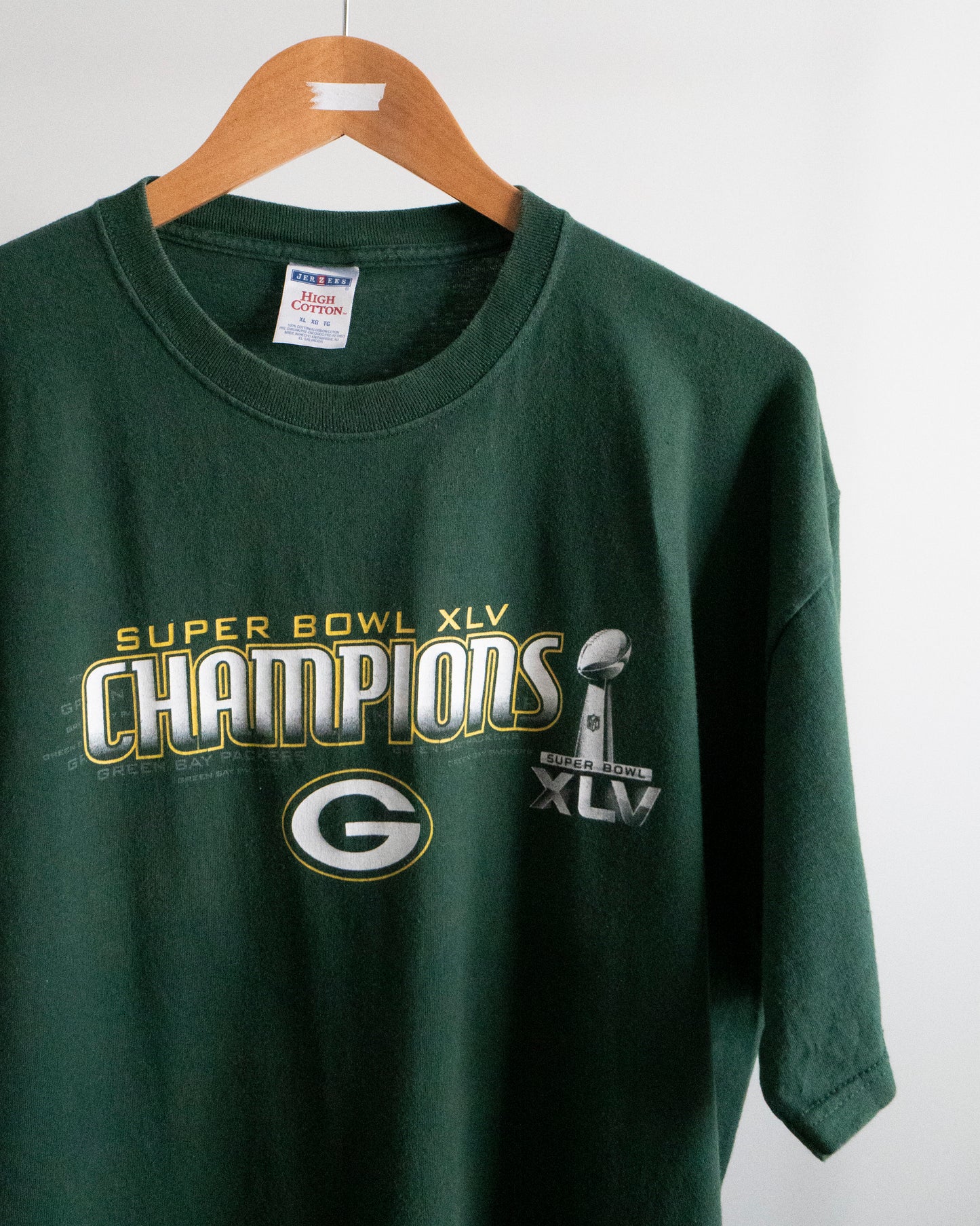 2011 Green Bay Packers 'Super Bowl XLV Champions' T-Shirt XL