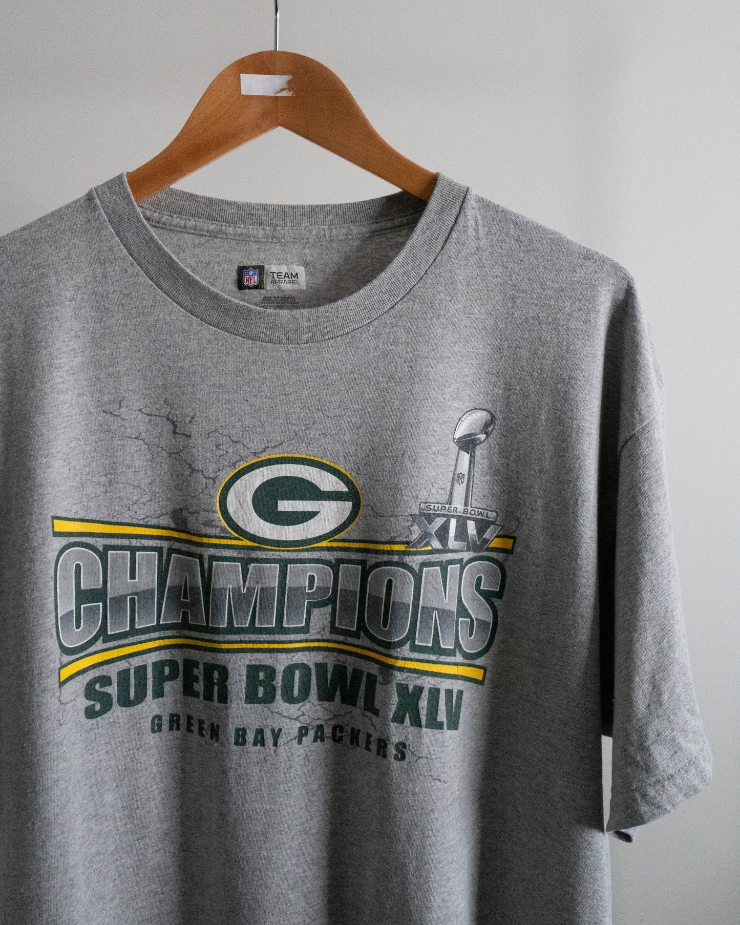 2011 Super Bowl XLV 'Green Bay Packers Champions' T-Shirt XL