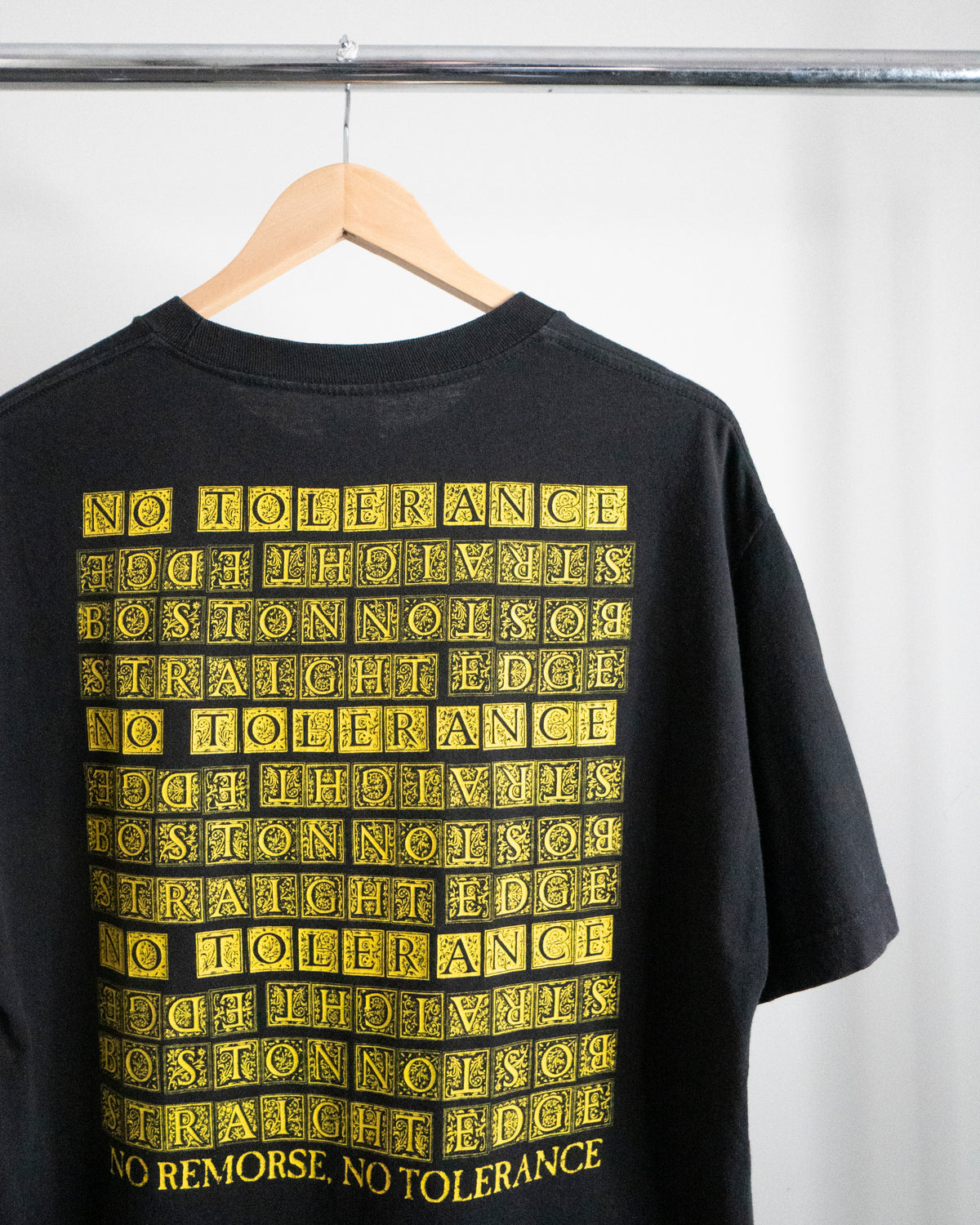 2012 No Tolerance 'Straight Edge' T-Shirt Large