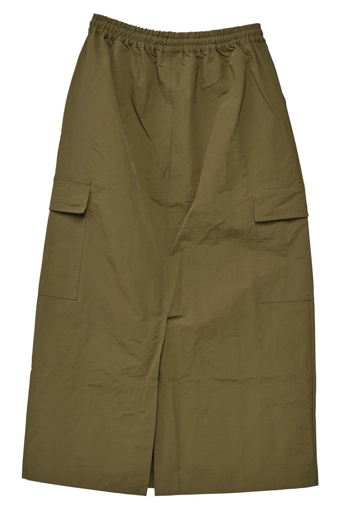 Stussy Nylon Cargo Midi Skirt Flight Green