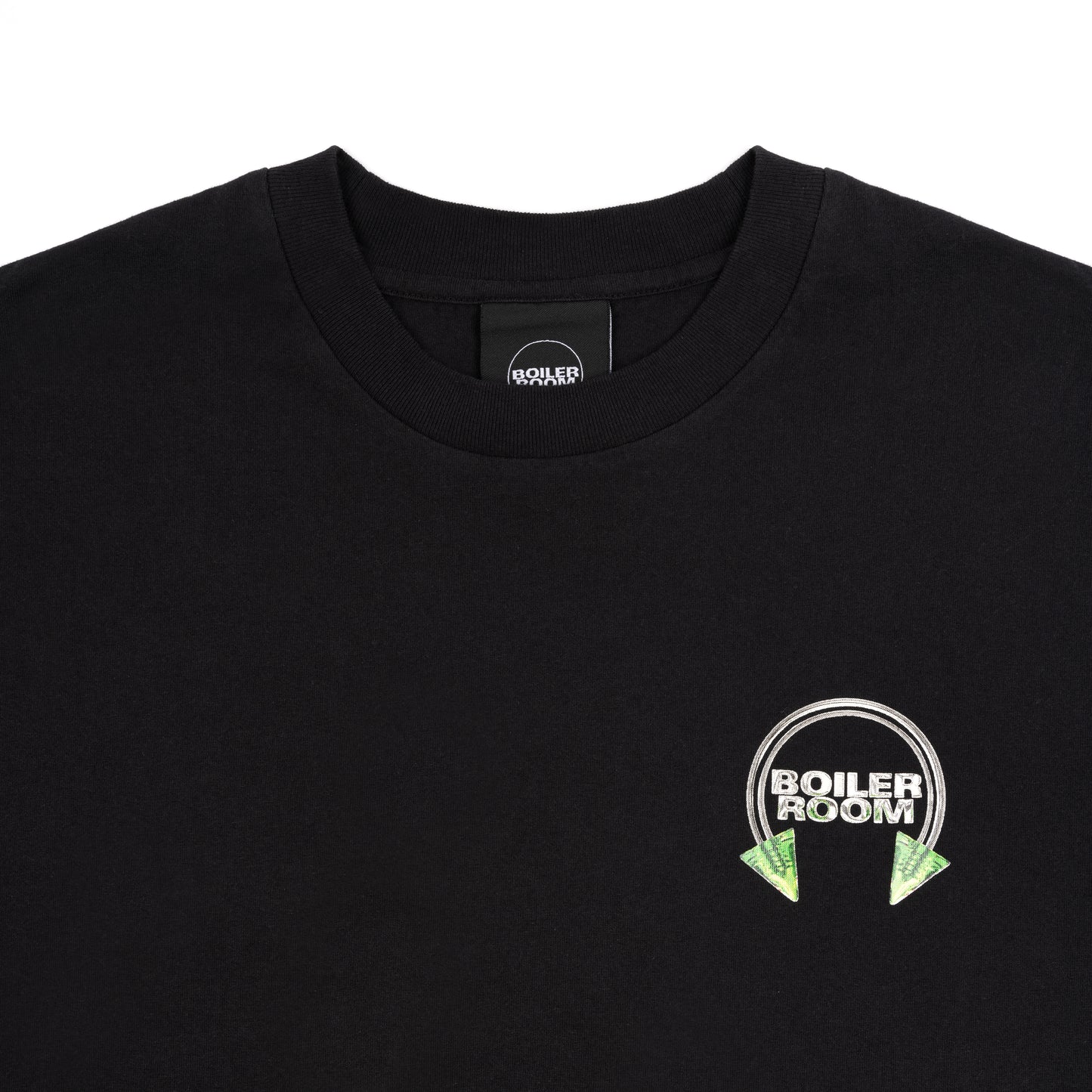 Boiler Room Piercing T-Shirt Black