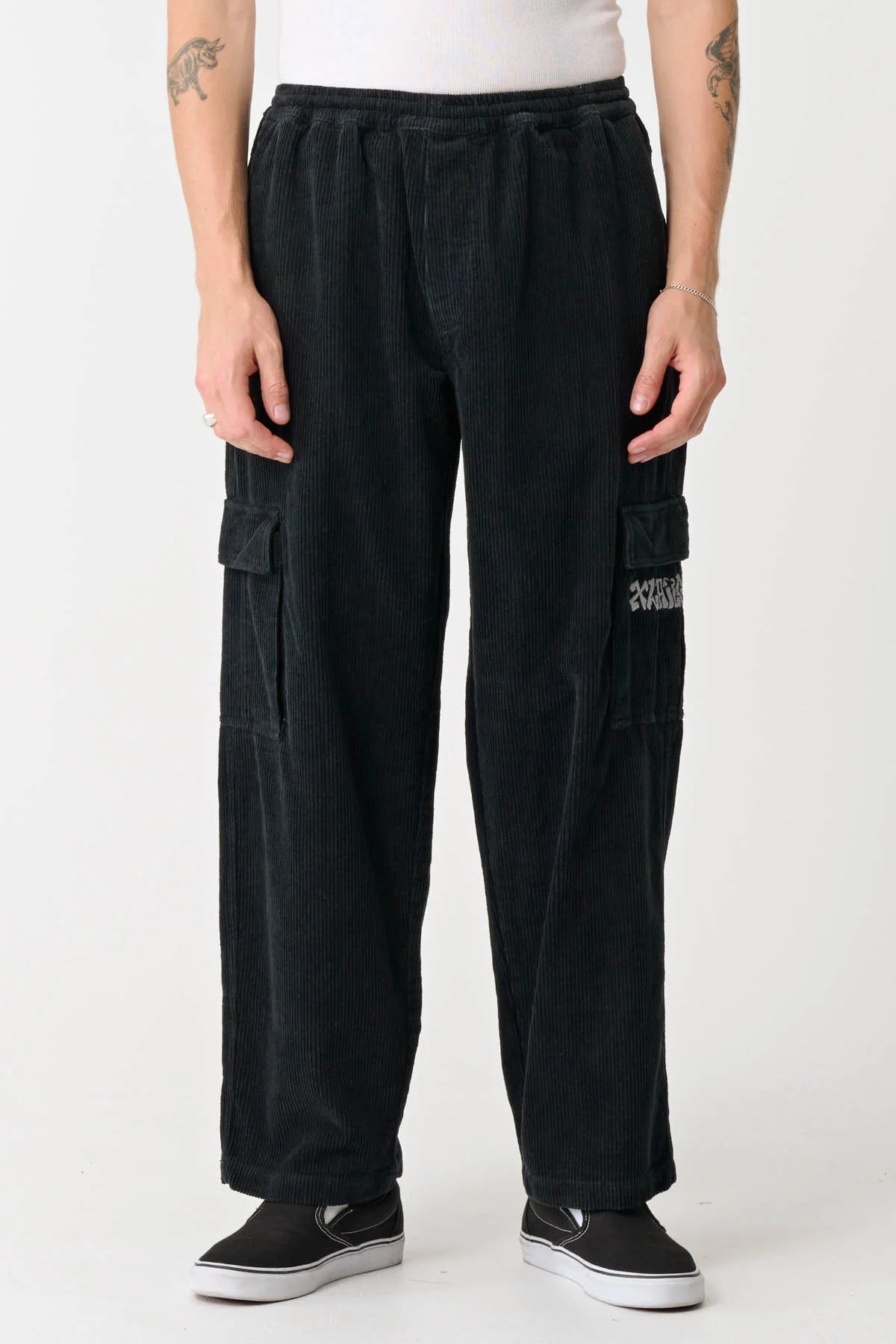 X-Large Graff Cord 91 Cargo Pant Pigment Black