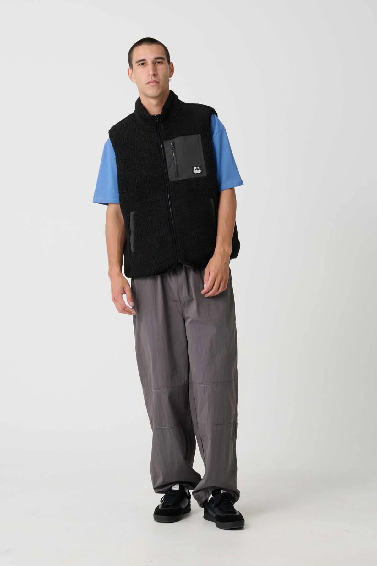 X-Large Fire Dice Reversible Vest Black