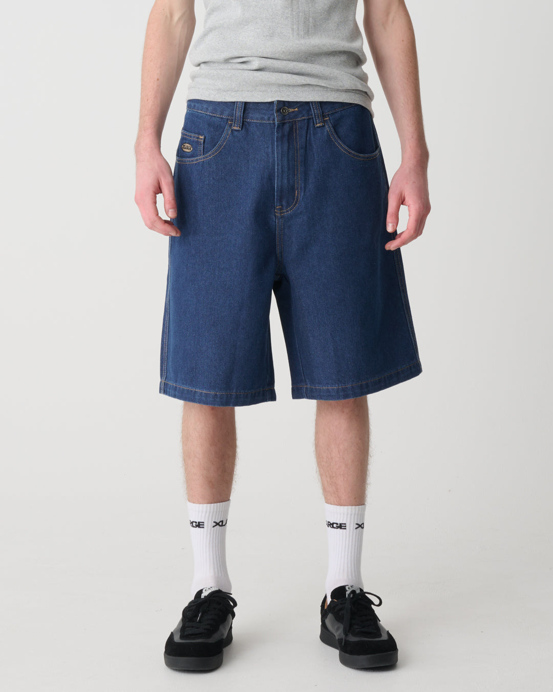X-Large Bull Denim 91 Short Blue Denim
