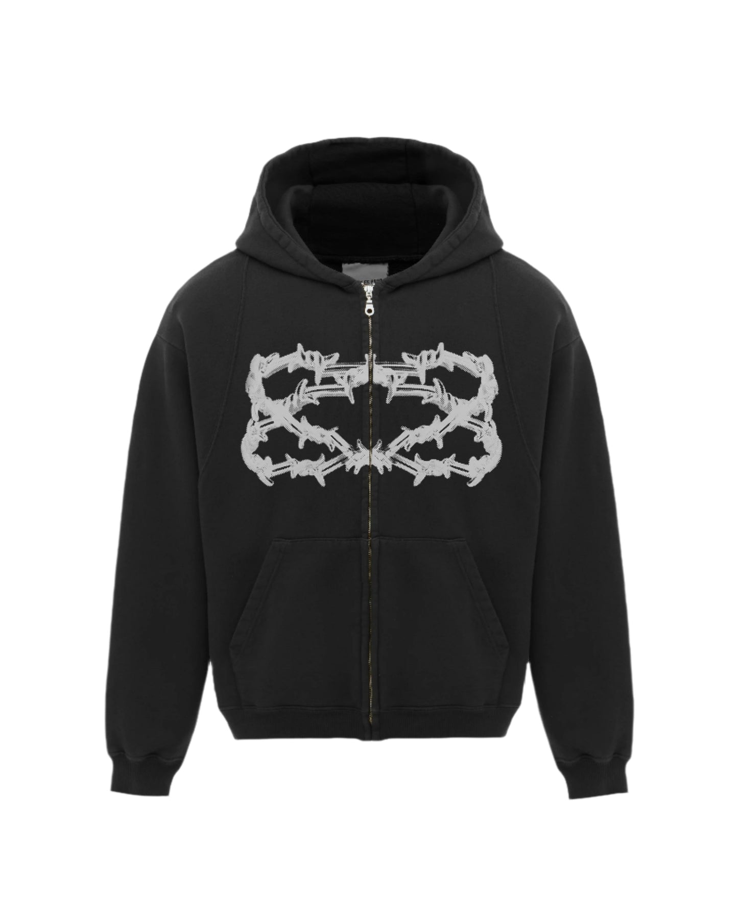 Examples C.O.T Zip Hood Washed Black