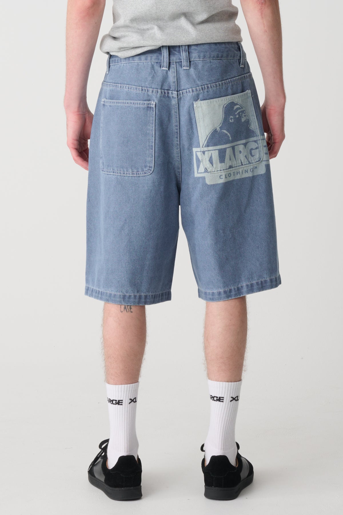 X-Large OG Bull Denim 91 Short Mid Blue