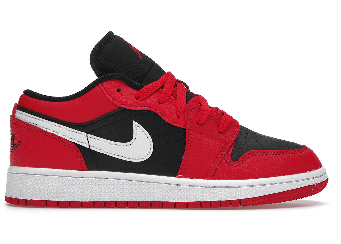 Jordan 1 Low Black Very Berry (GS)