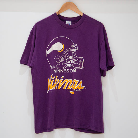 1990 Minnesota Vikings T-Shirt Boxy XL