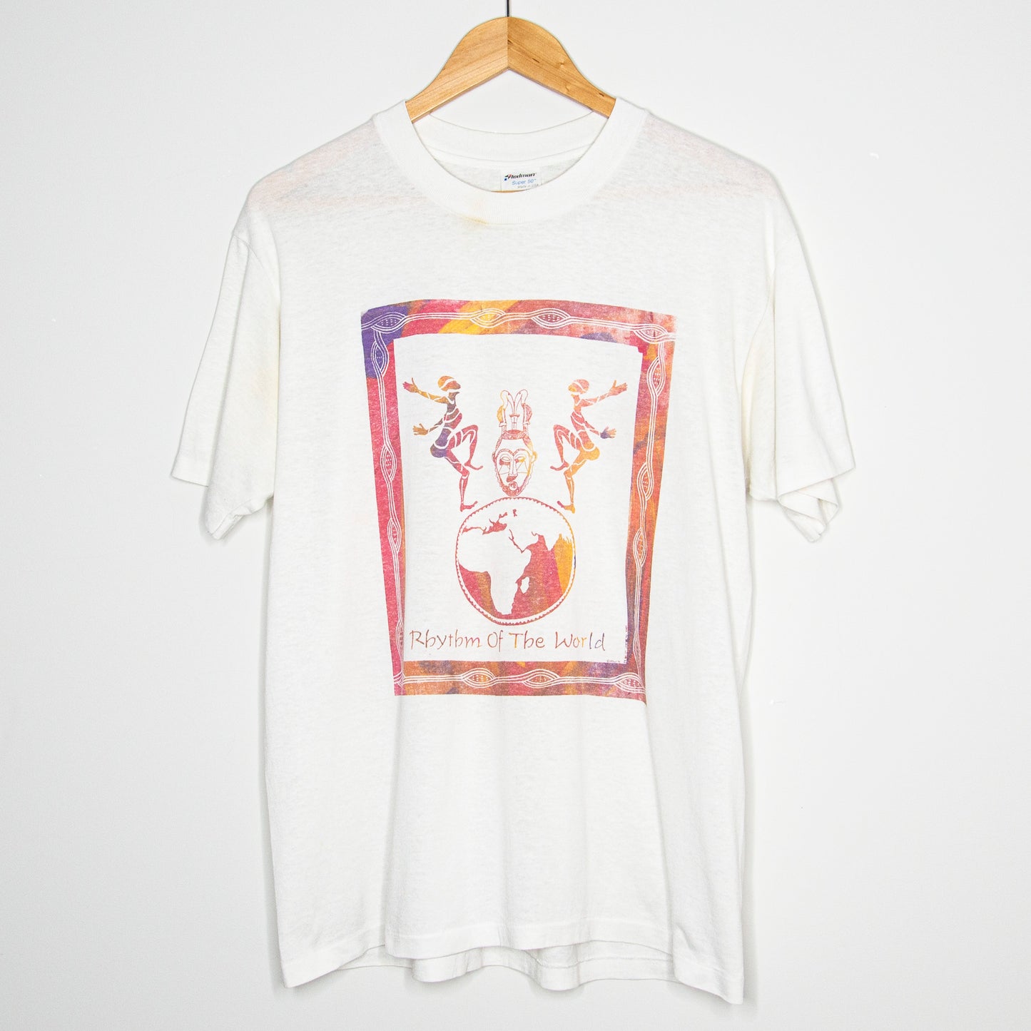 80's Rhythm of the World T-Shirt Medium