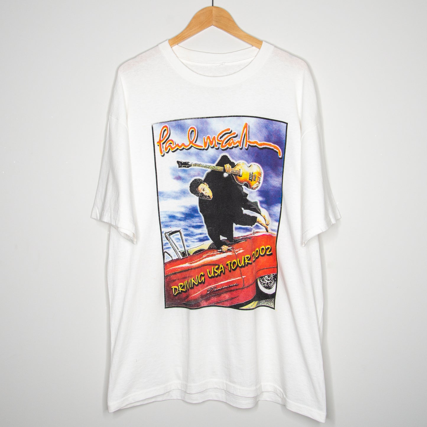 2002 Paul McCartney 'Driving USA Tour' T-Shirt XL-2XL