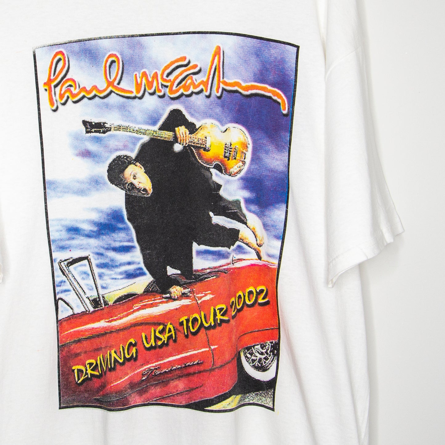 2002 Paul McCartney 'Driving USA Tour' T-Shirt XL-2XL