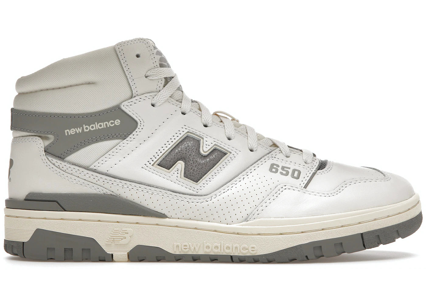 Preowned New Balance 650 Aime Leon Dore White Grey US8.5