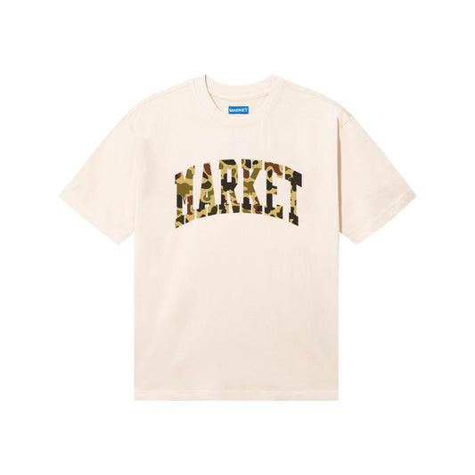 Market Duck Camo Arc T-Shirt Ecru